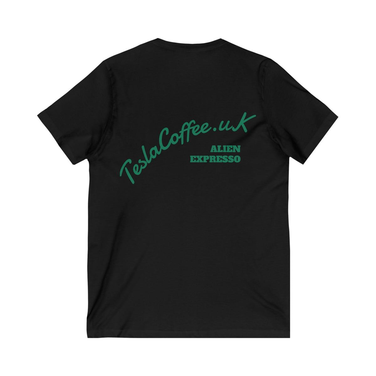 TESLA COFFEE® V-Neck Tee Shirt Printify