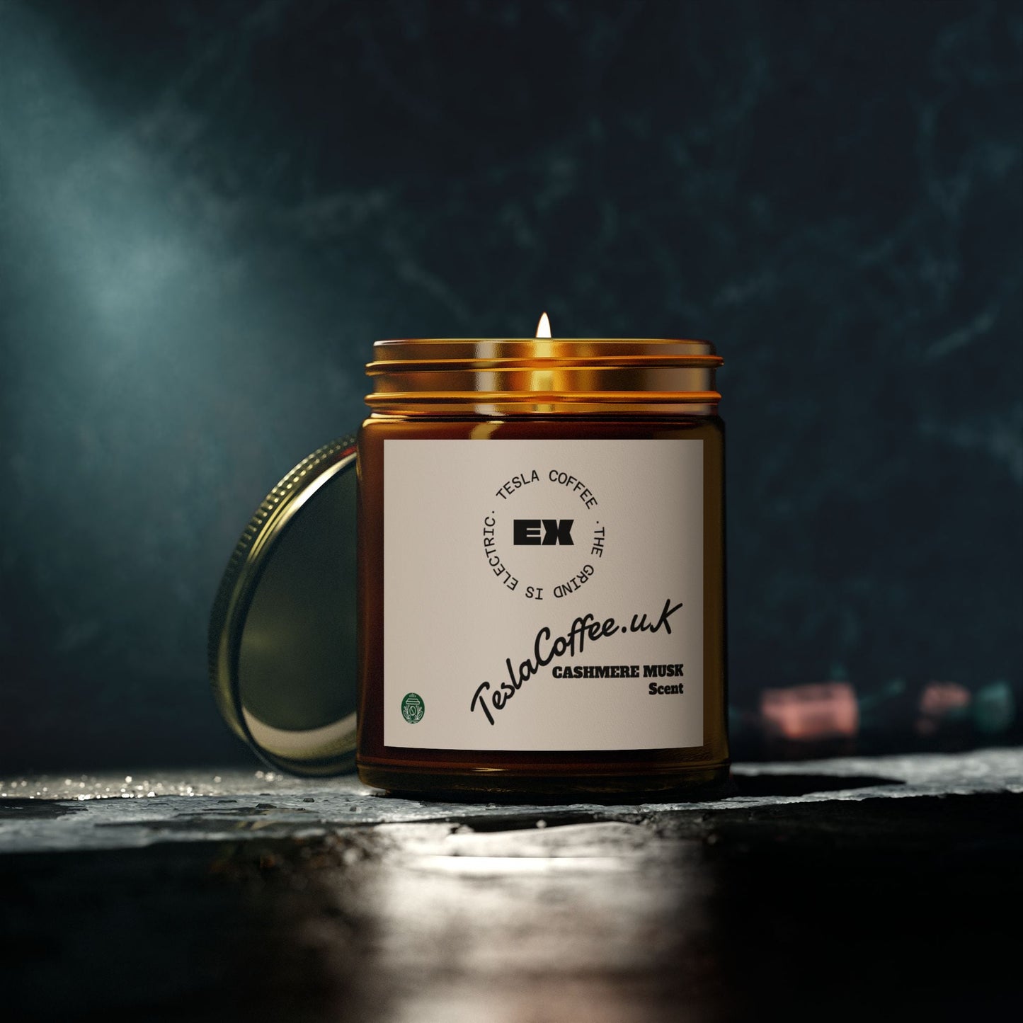 Tesla Coffee® Cashmere Musk Scent Candle Printify