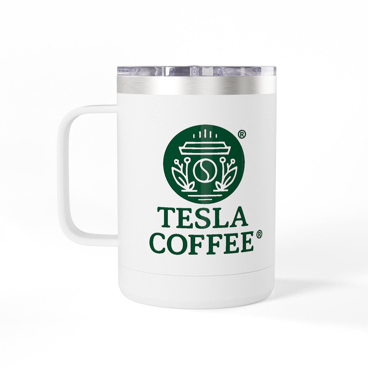 TESLA COFFEE® Tumbler Mug, 15oz Printify