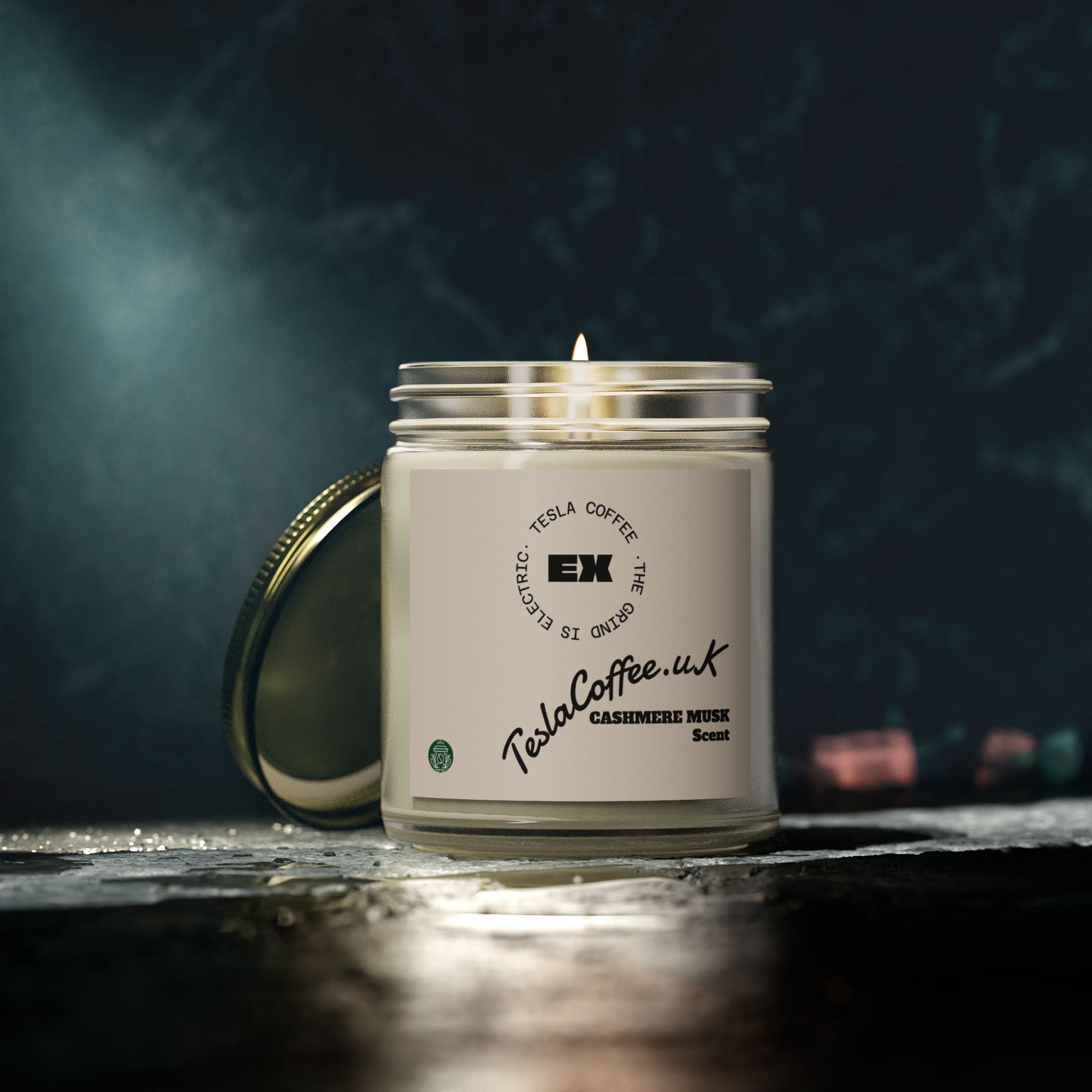 Tesla Coffee® Cashmere Musk Scent Candle Printify