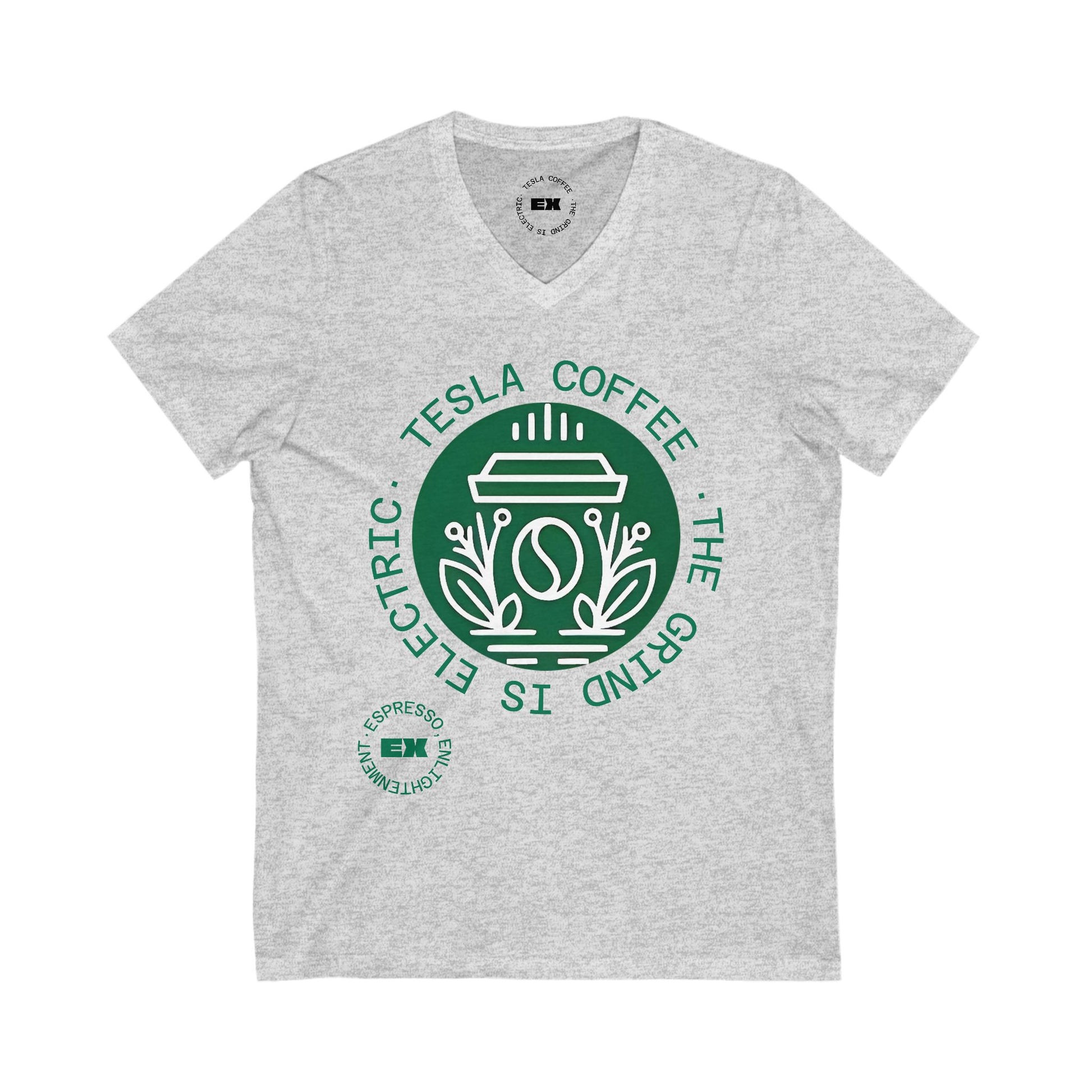 TESLA COFFEE® V-Neck Tee Shirt - TESLA COFFEE®