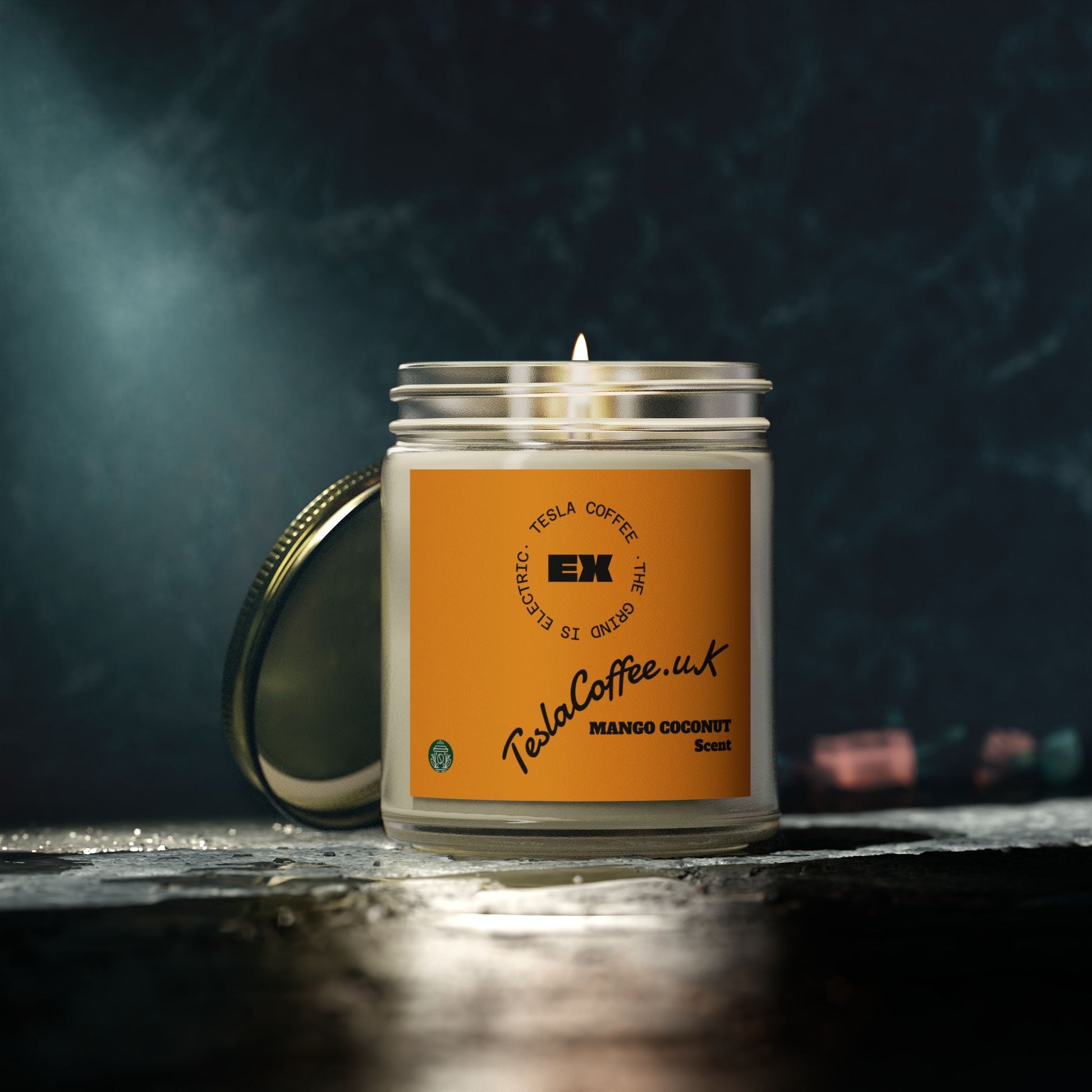 Tesla Coffee® Mango Coconut Scent Candle Printify
