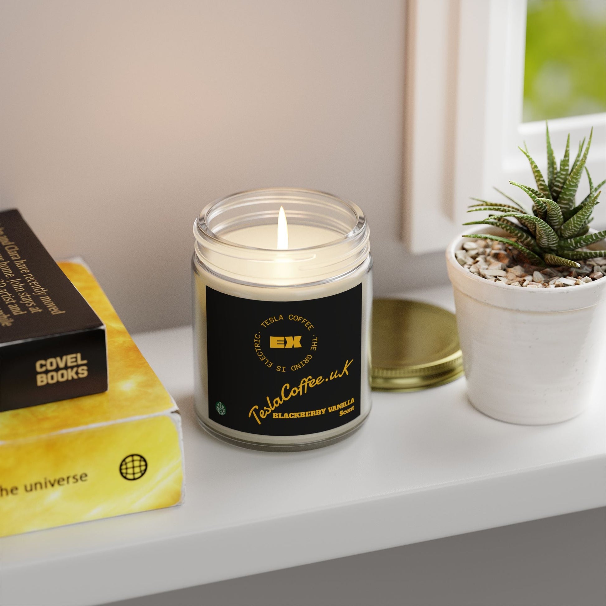 Tesla Coffee® Blackberry Vanilla Scent Candle Printify