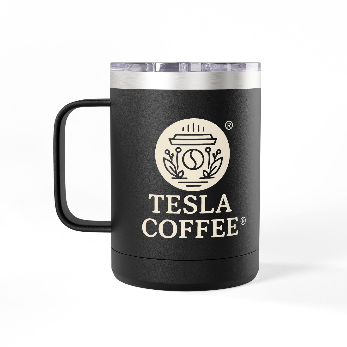 TESLA COFFEE® Tumbler Mug, 15oz