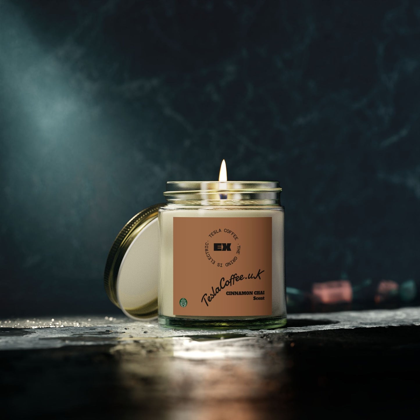 Tesla Coffee® Cinnamon Chai Scent Candle Printify