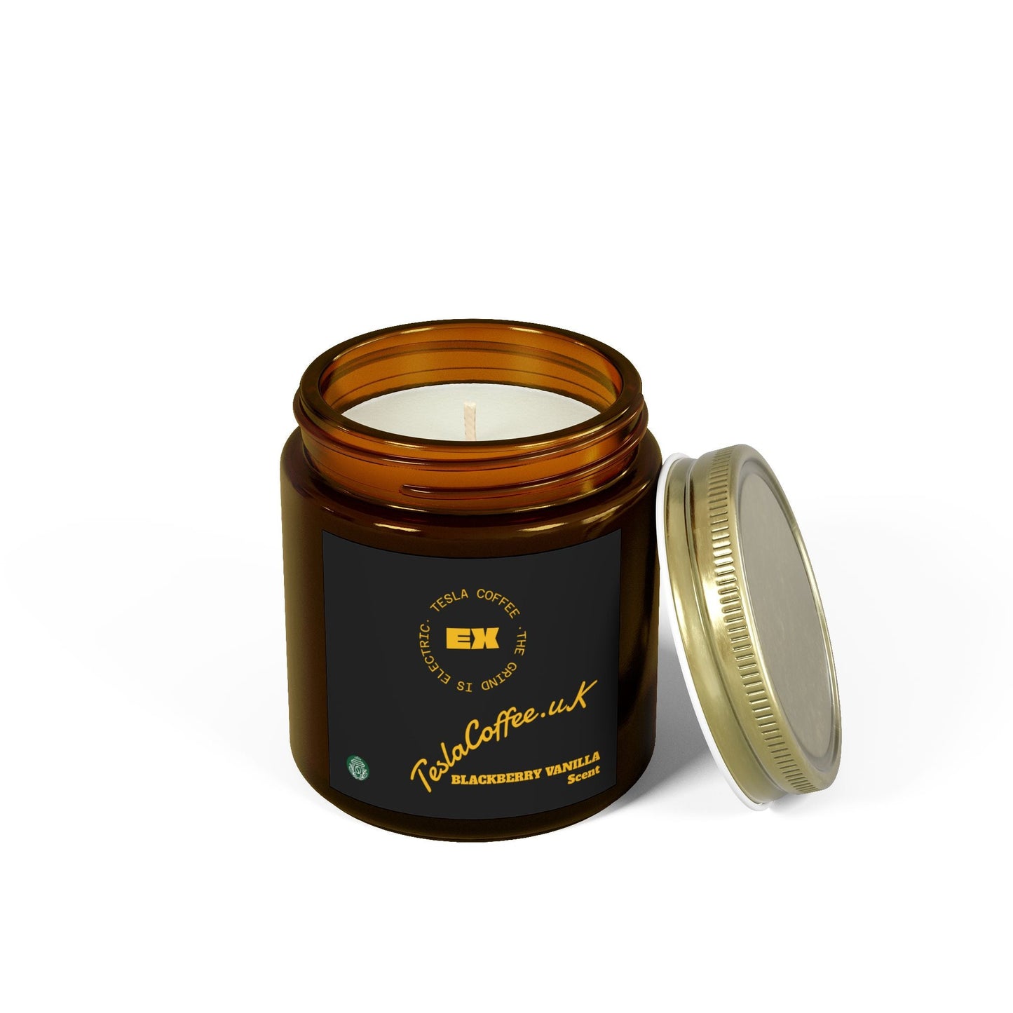 Tesla Coffee® Blackberry Vanilla Scent Candle Printify