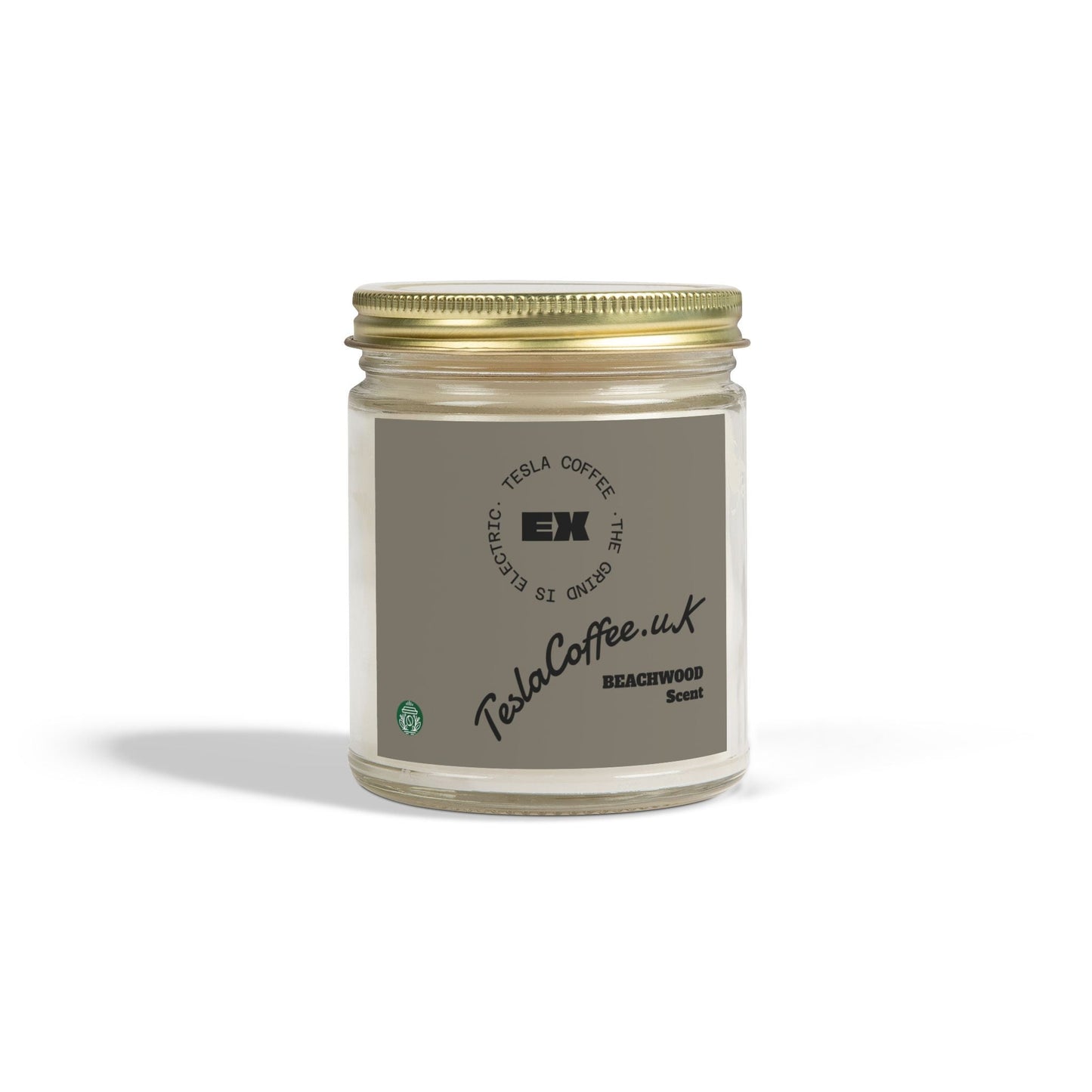 Tesla Coffee® Beachwood Scent Candle Printify