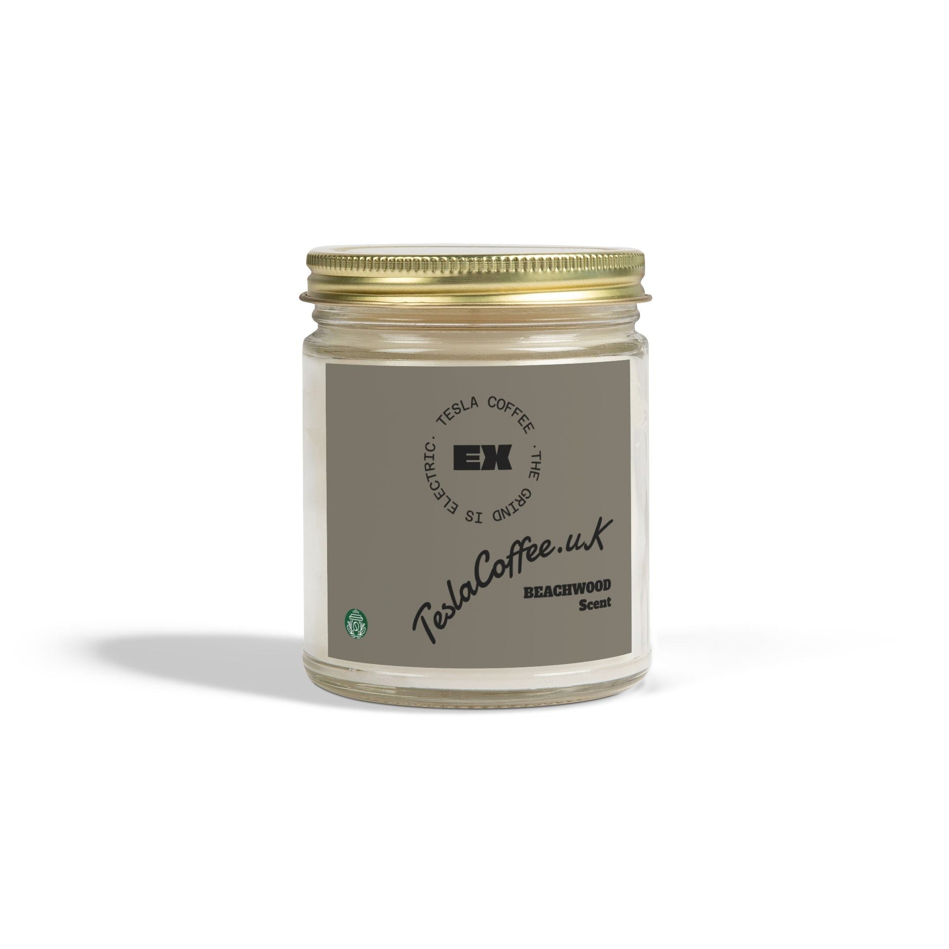 Tesla Coffee® Beachwood Scent Candle Printify