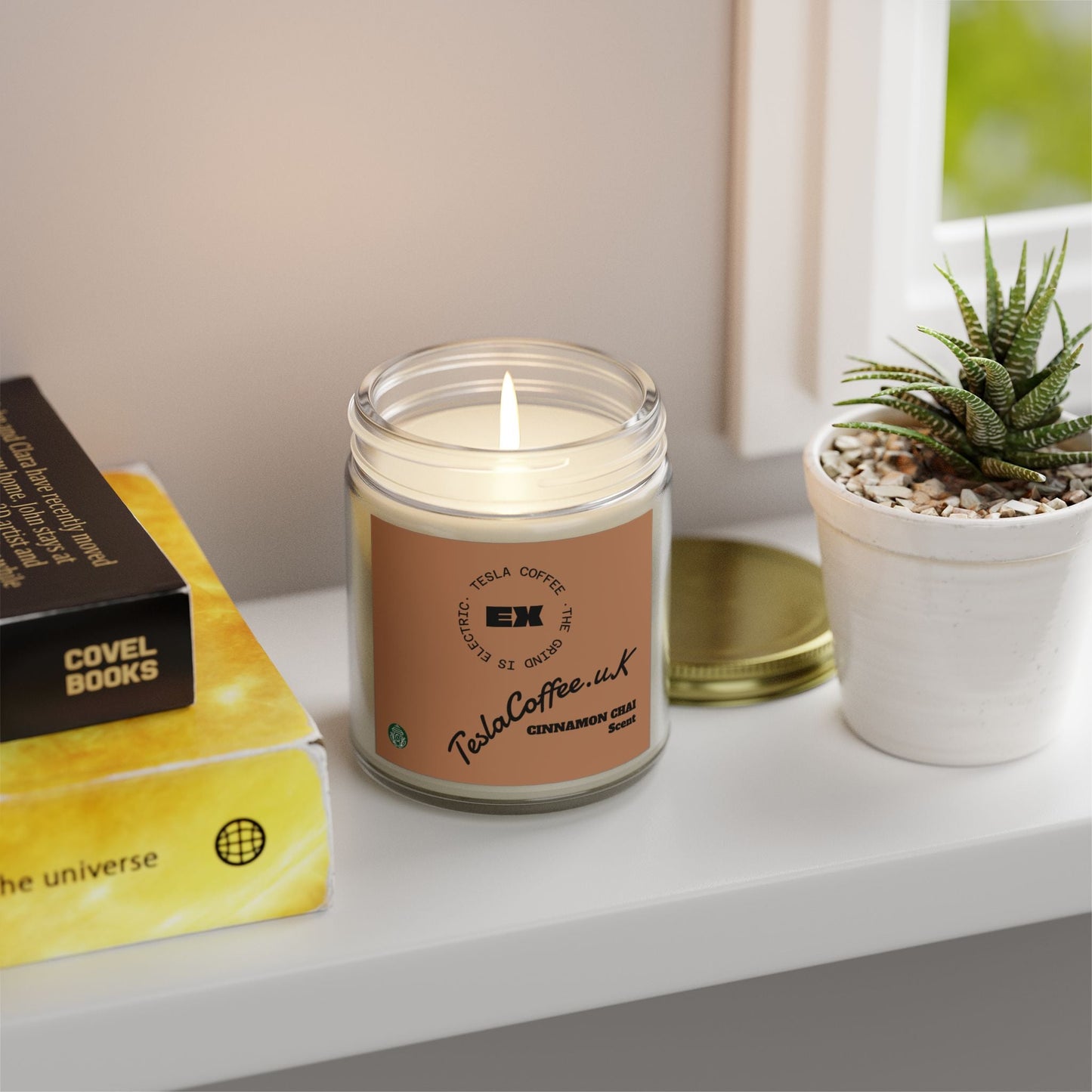 Tesla Coffee® Cinnamon Chai Scent Candle Printify
