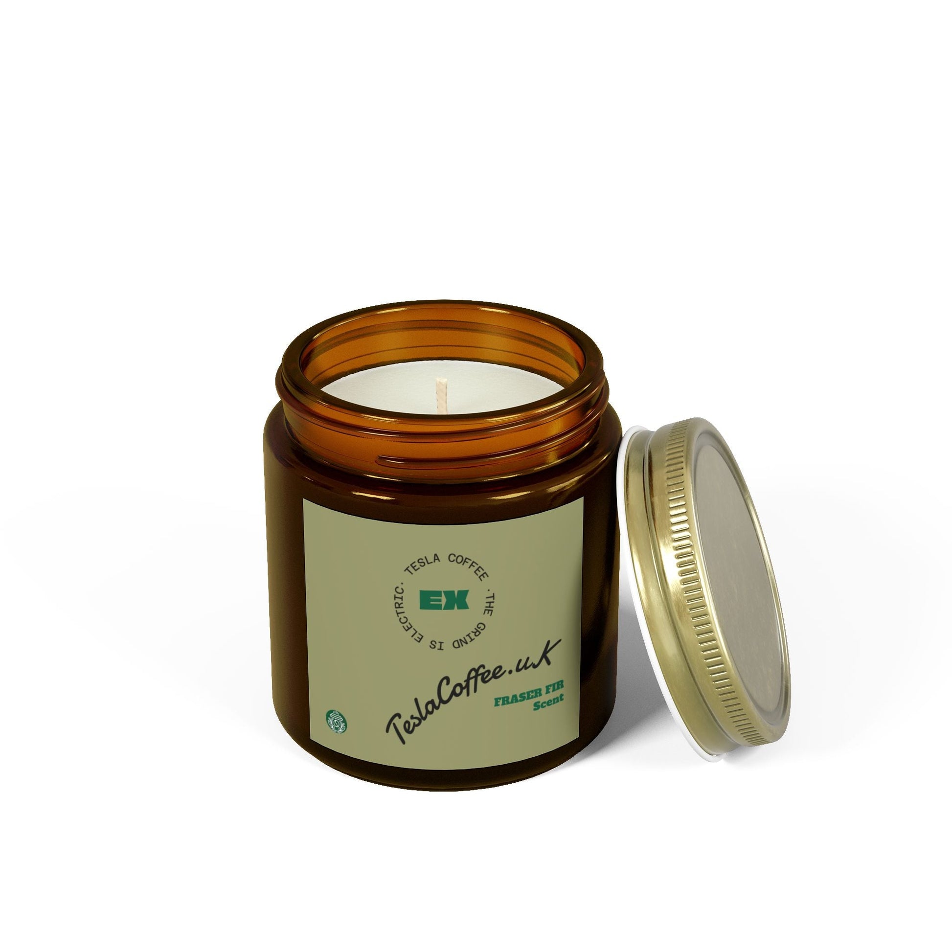 Tesla Coffee® Fraser Fir Scent Candle Printify