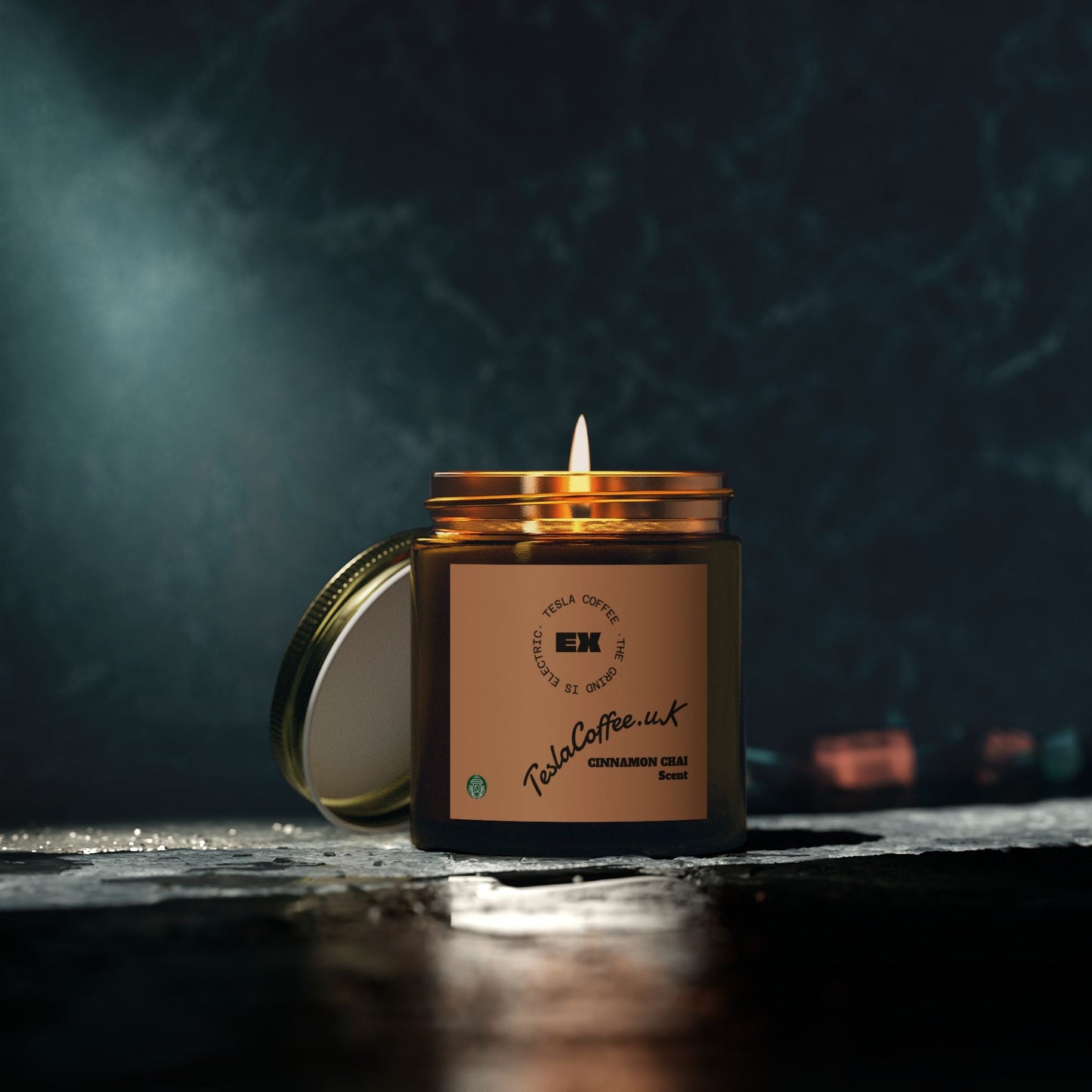 Tesla Coffee® Cinnamon Chai Scent Candle Printify