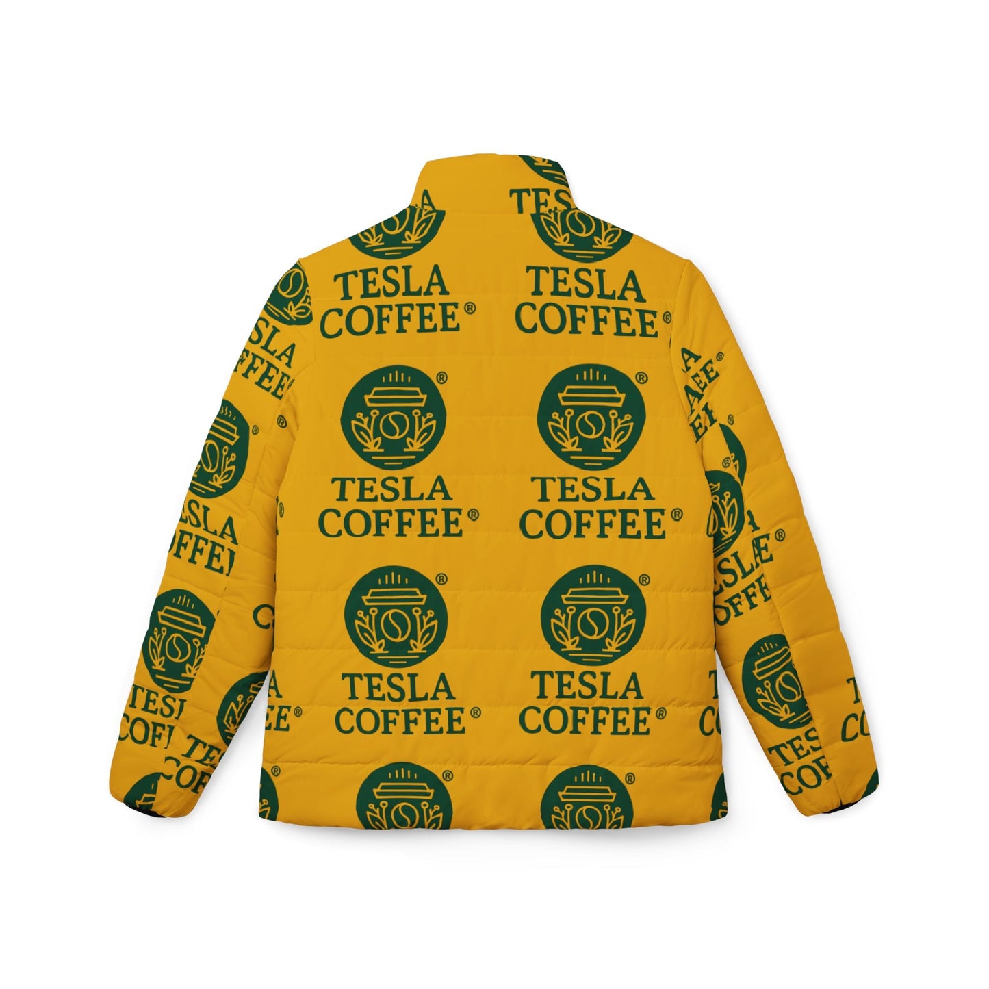 TESLA COFFEE® Puffer Jacket Printify