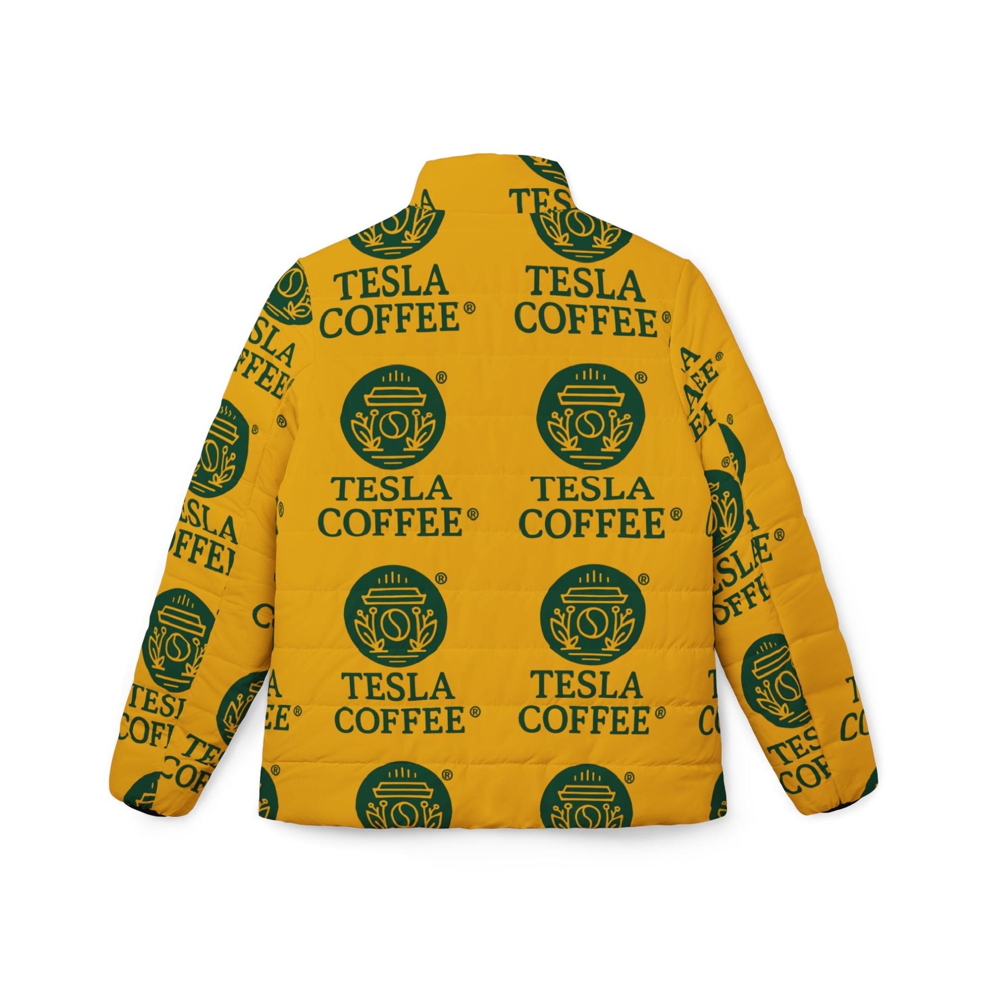 TESLA COFFEE® Puffer Jacket Printify