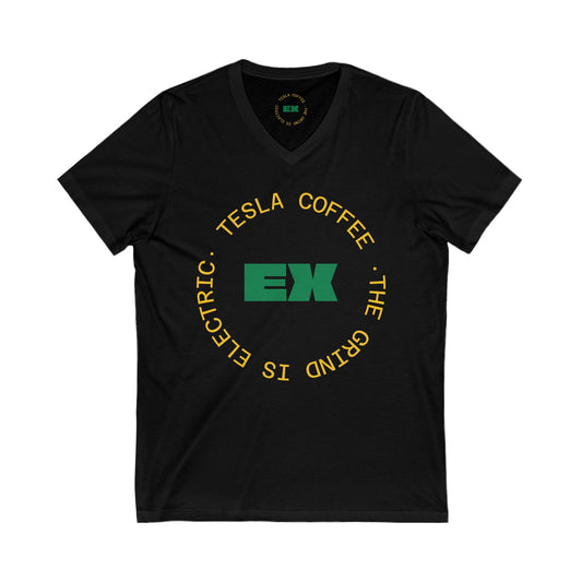 TESLA COFFEE® V-Neck Tee - TESLA COFFEE®