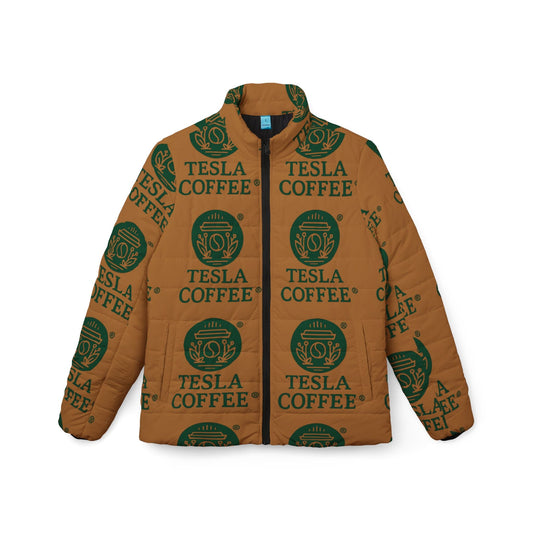 TESLA COFFEE® Puffer Jacket Printify