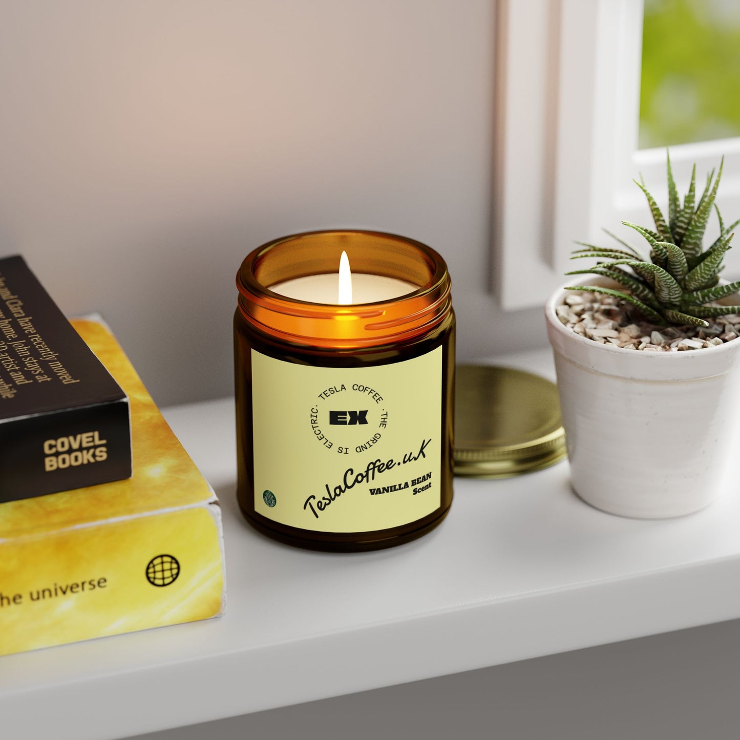 Tesla Coffee® Vanilla Bean Scent Candle