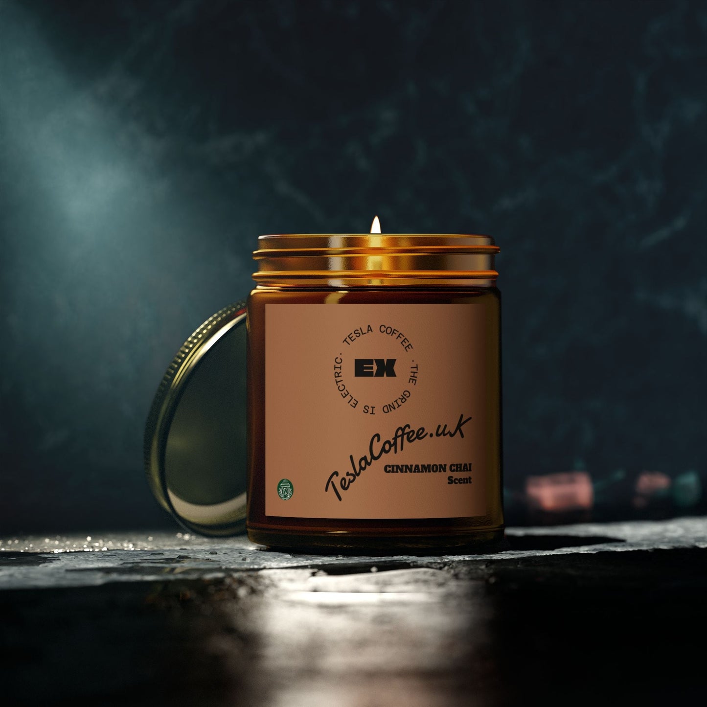 Tesla Coffee® Cinnamon Chai Scent Candle Printify