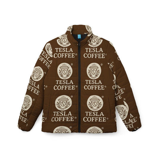 TESLA COFFEE® Puffer Jacket Printify