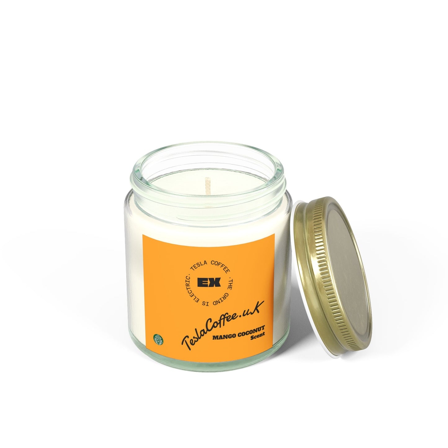 Tesla Coffee® Mango Coconut Scent Candle Printify
