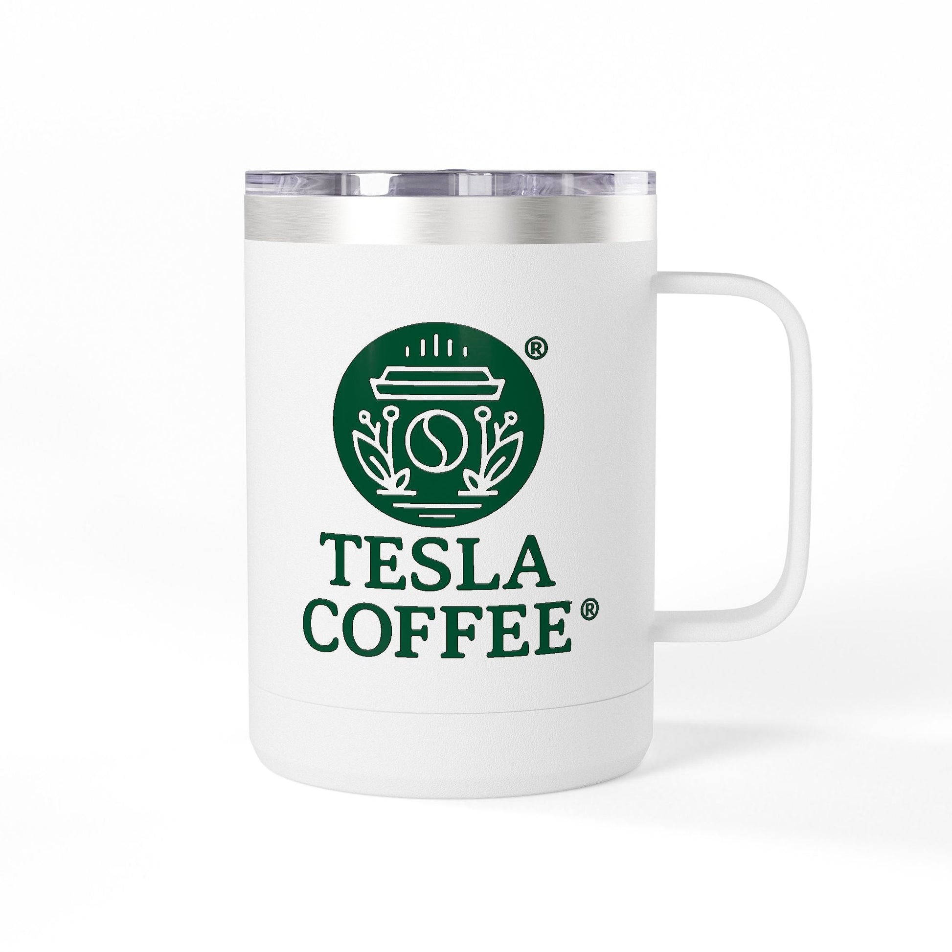 TESLA COFFEE® Tumbler Mug, 15oz Printify