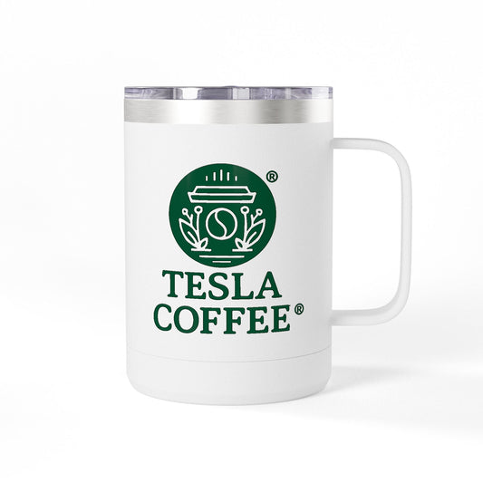 TESLA COFFEE® Tumbler Mug, 15oz Printify