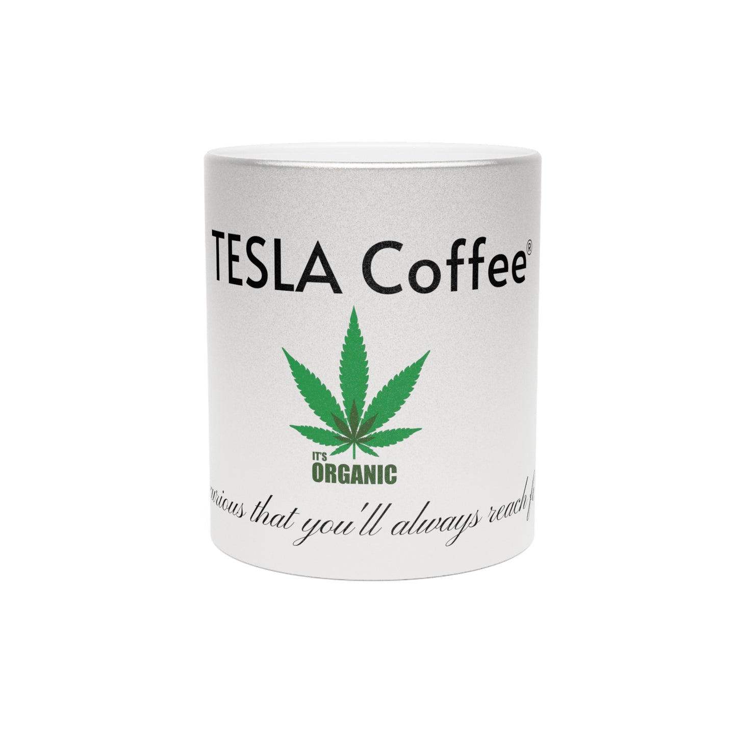 Tesla Coffee Metallic Mug (Silver\Gold)