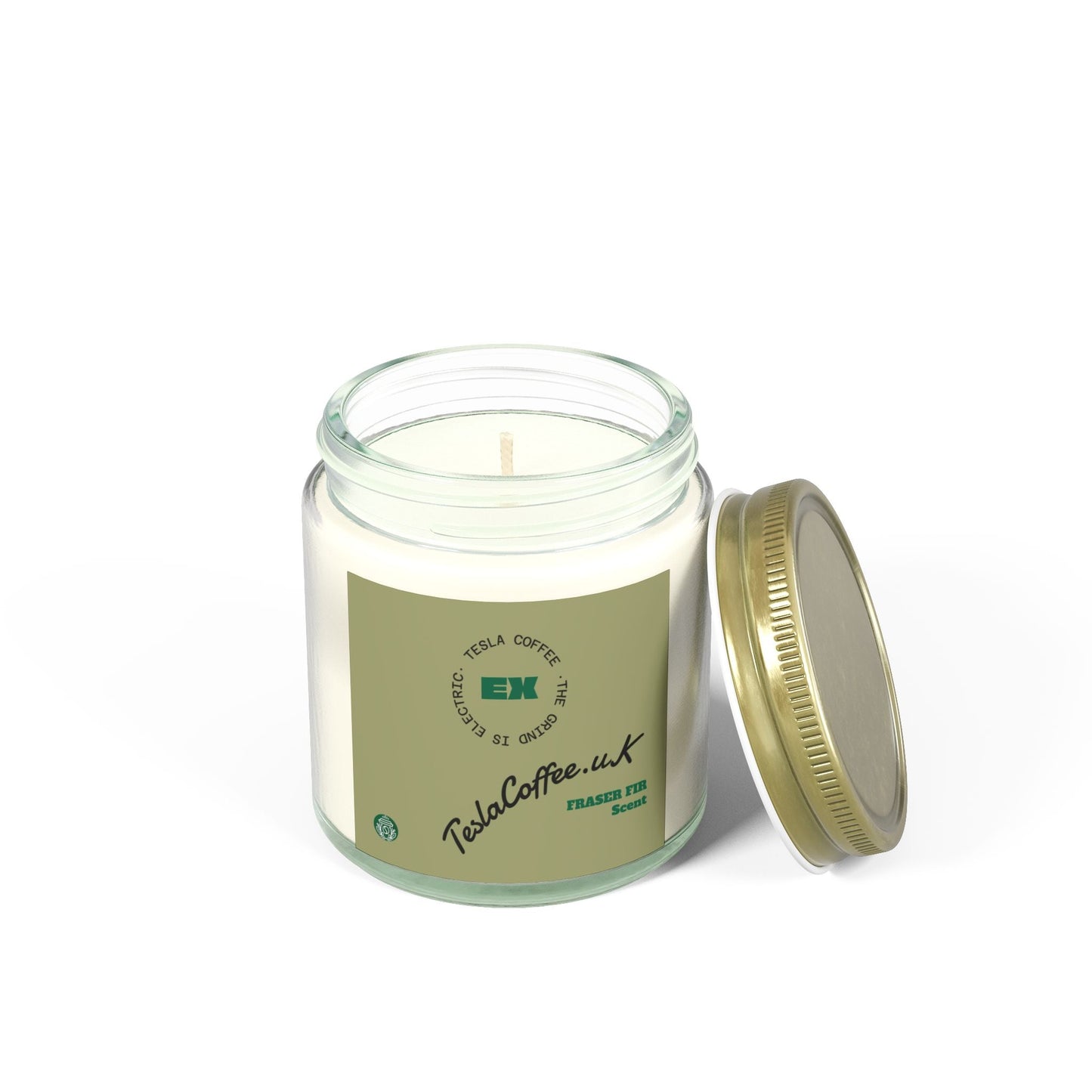 Tesla Coffee® Fraser Fir Scent Candle Printify