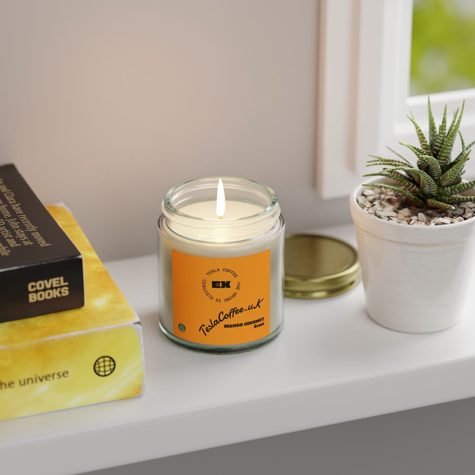 Tesla Coffee® Mango Coconut Scent Candle Printify