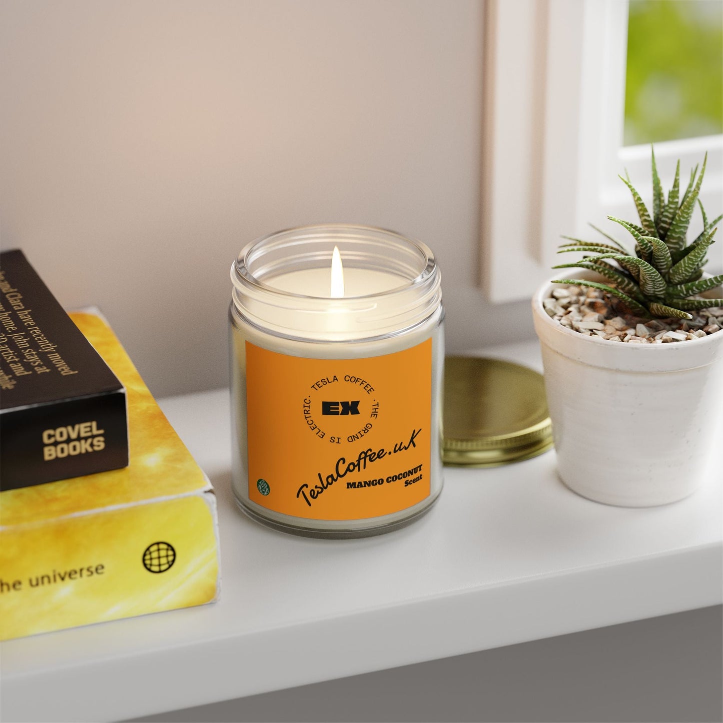 Tesla Coffee® Mango Coconut Scent Candle Printify