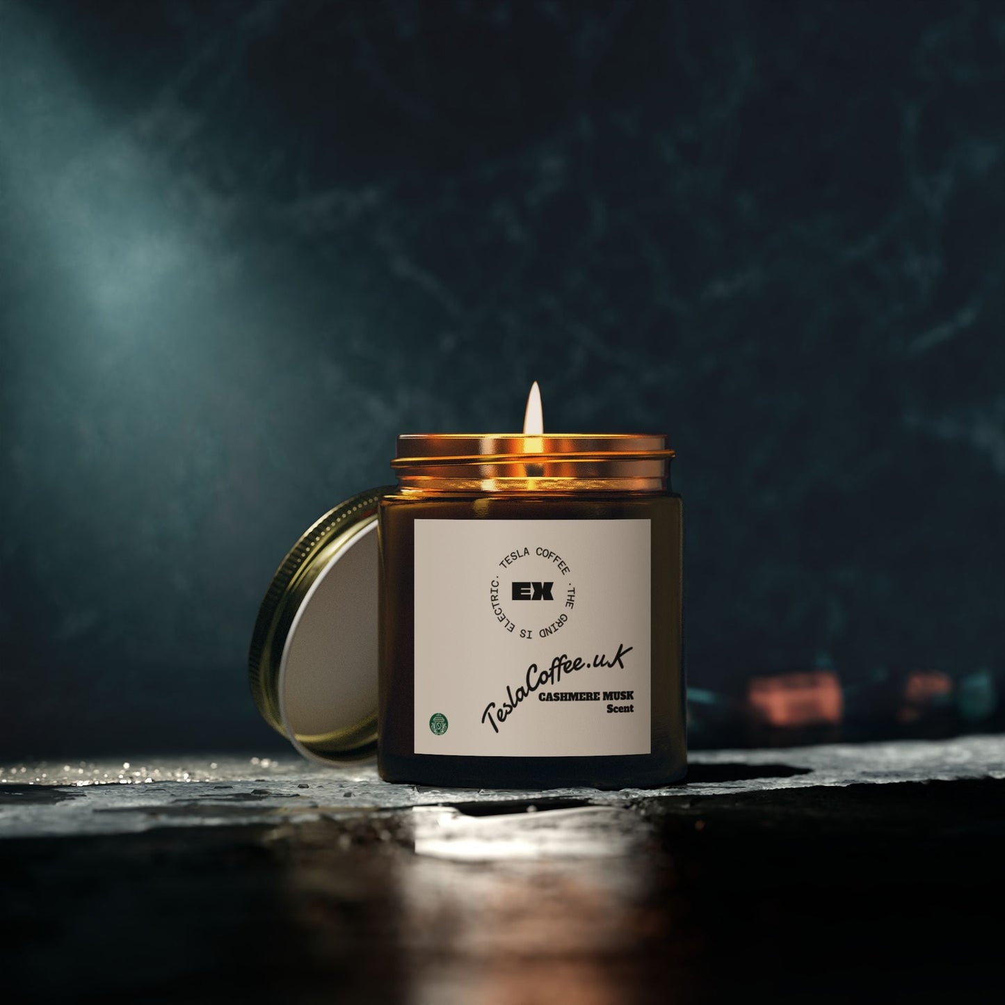 Tesla Coffee® Cashmere Musk Scent Candle Printify