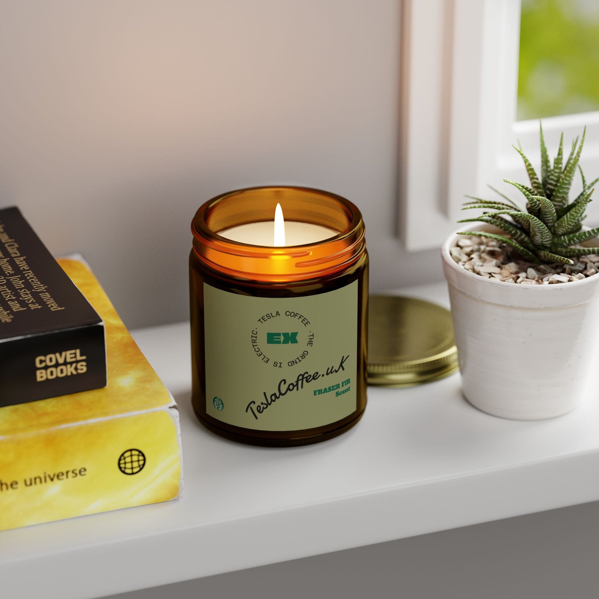 Tesla Coffee® Fraser Fir Scent Candle Printify
