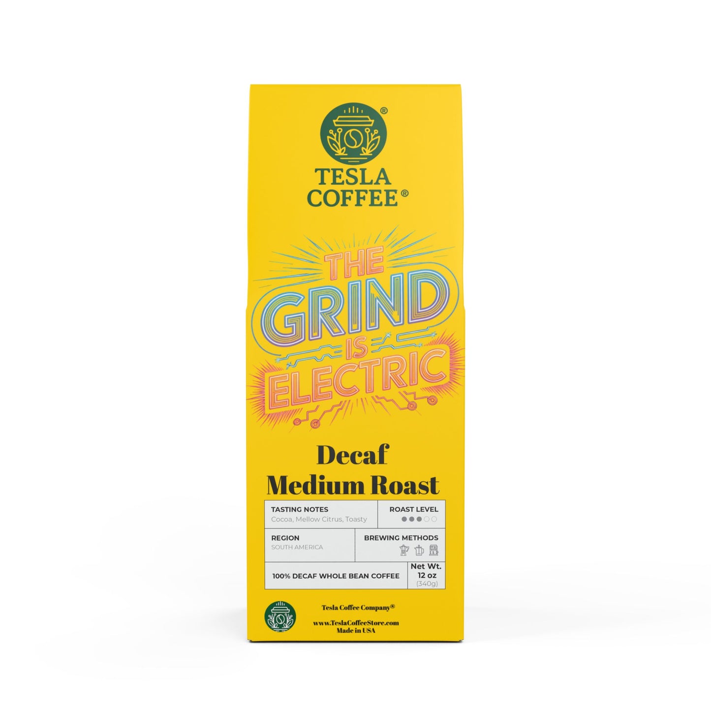 TESLA COFFEE® Signature Premium Decaf