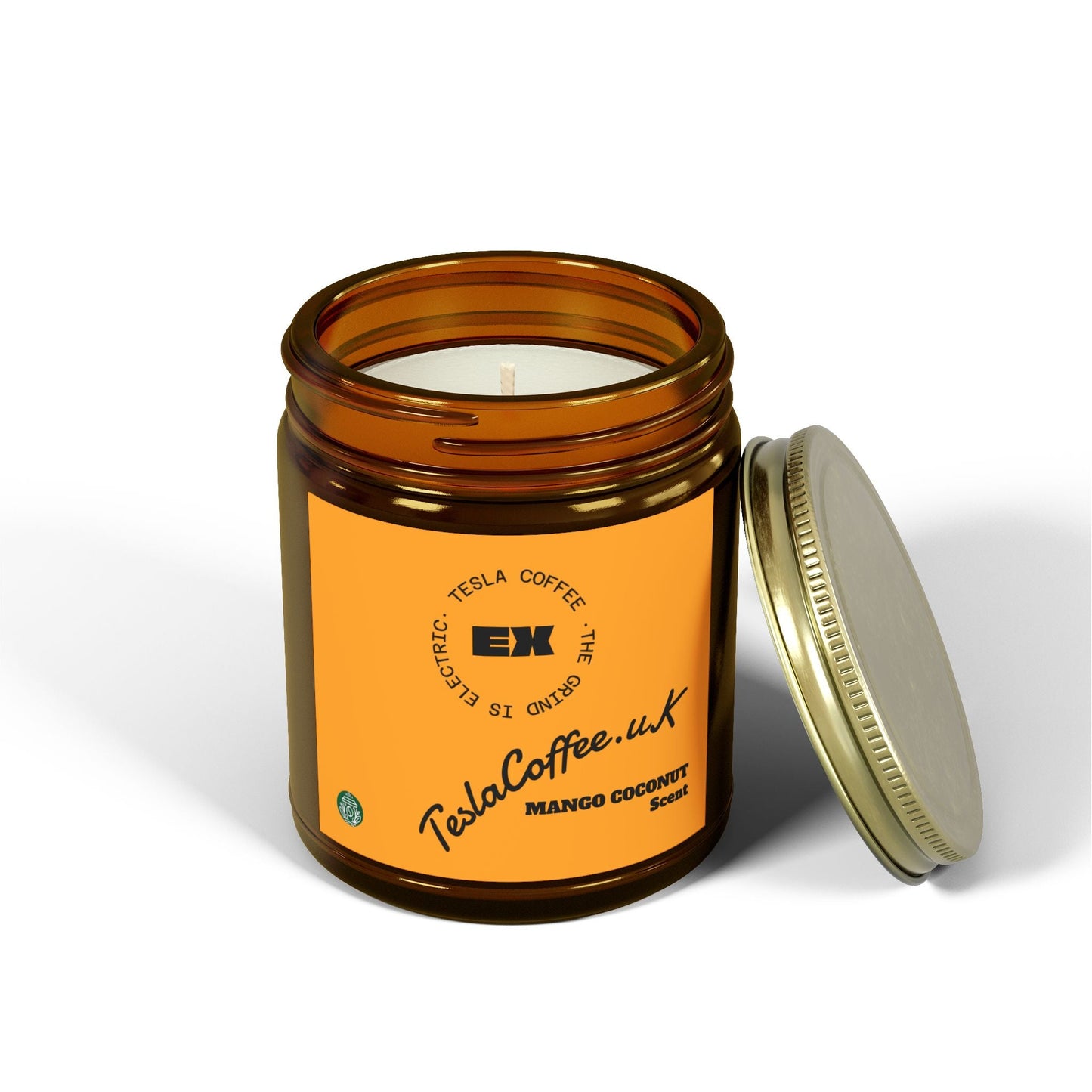 Tesla Coffee® Mango Coconut Scent Candle Printify