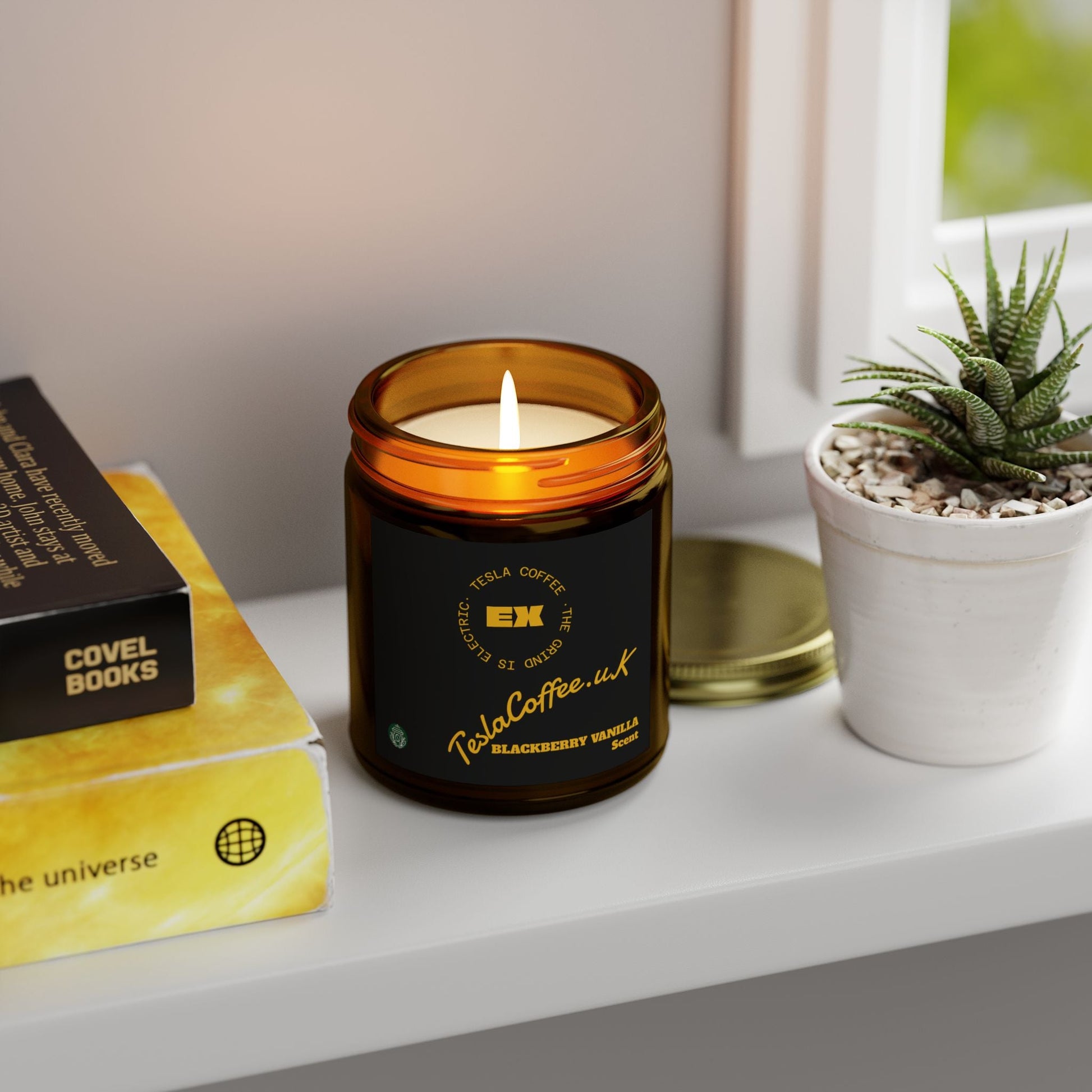 Tesla Coffee® Blackberry Vanilla Scent Candle Printify