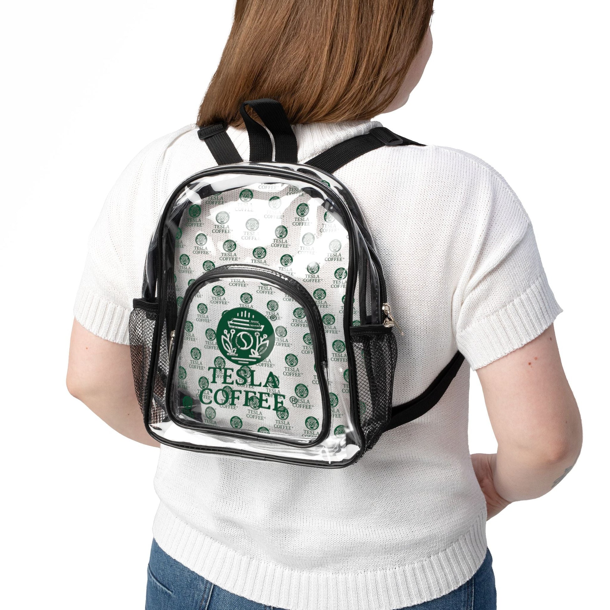 TESLA COFFEE® Transparent Sports Bag Printify