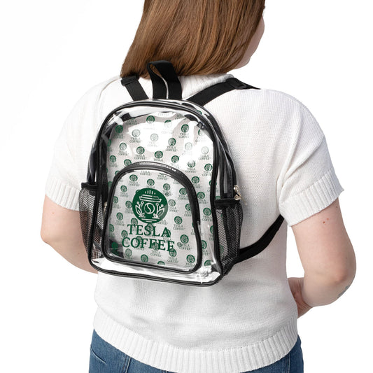 TESLA COFFEE® Transparent Sports Bag Printify