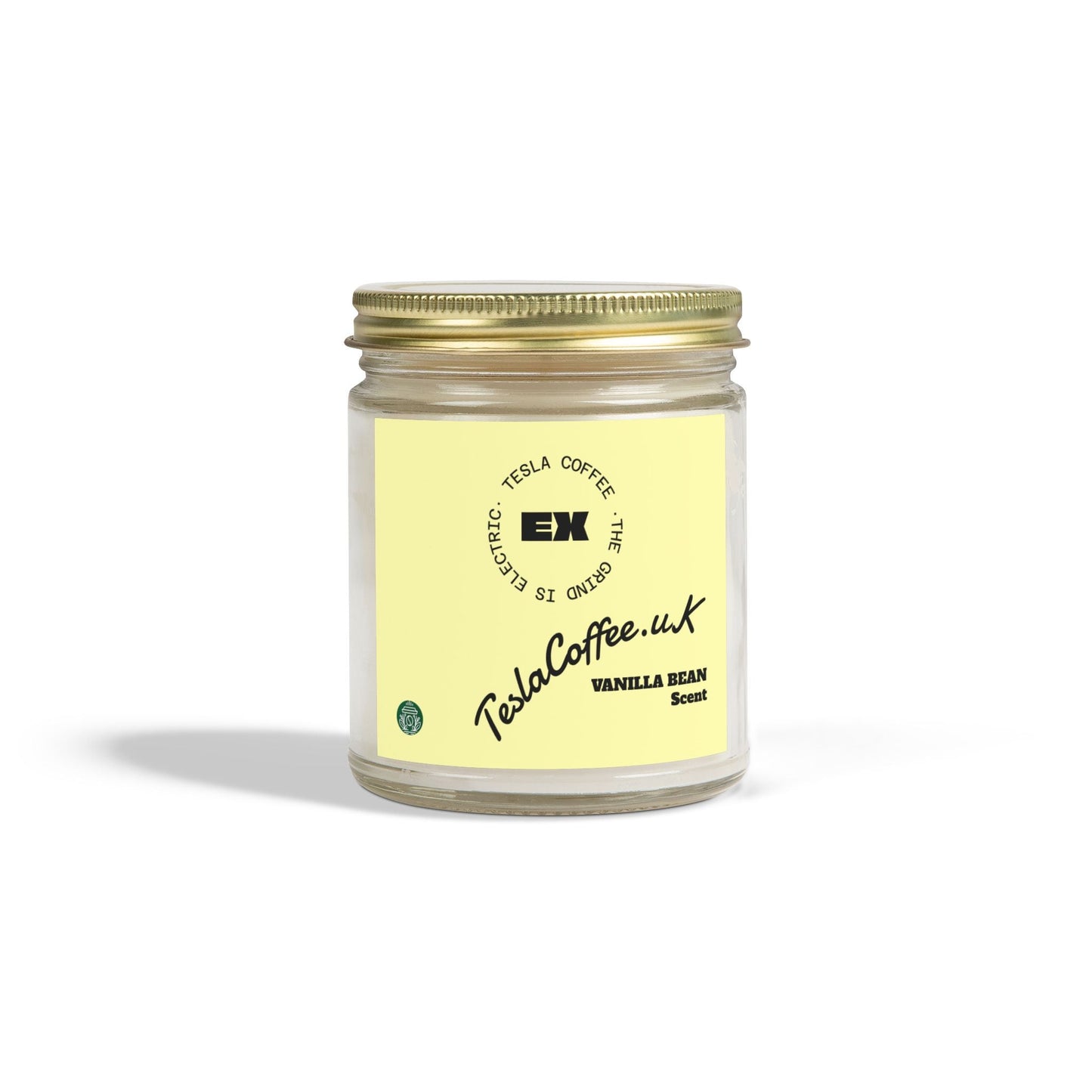 Tesla Coffee® Vanilla Bean Scent Candle Printify