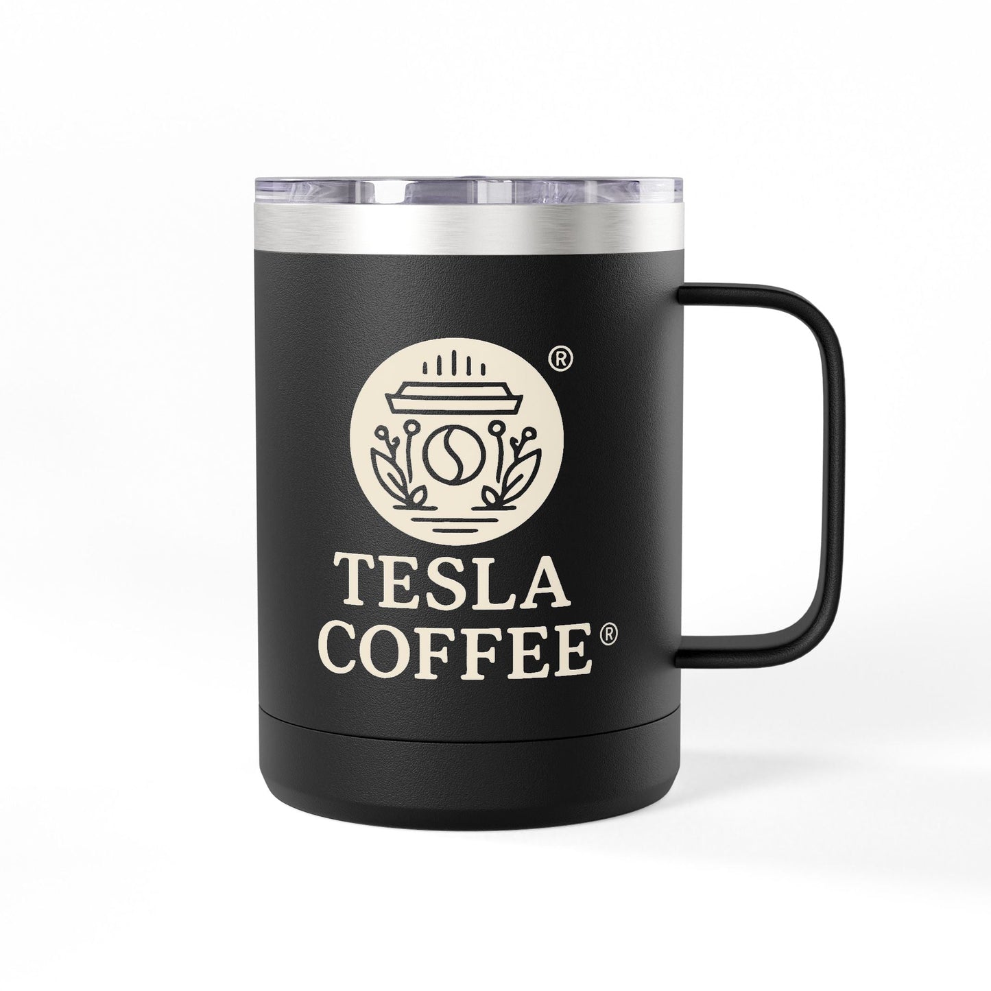 TESLA COFFEE® Tumbler Mug, 15oz Printify