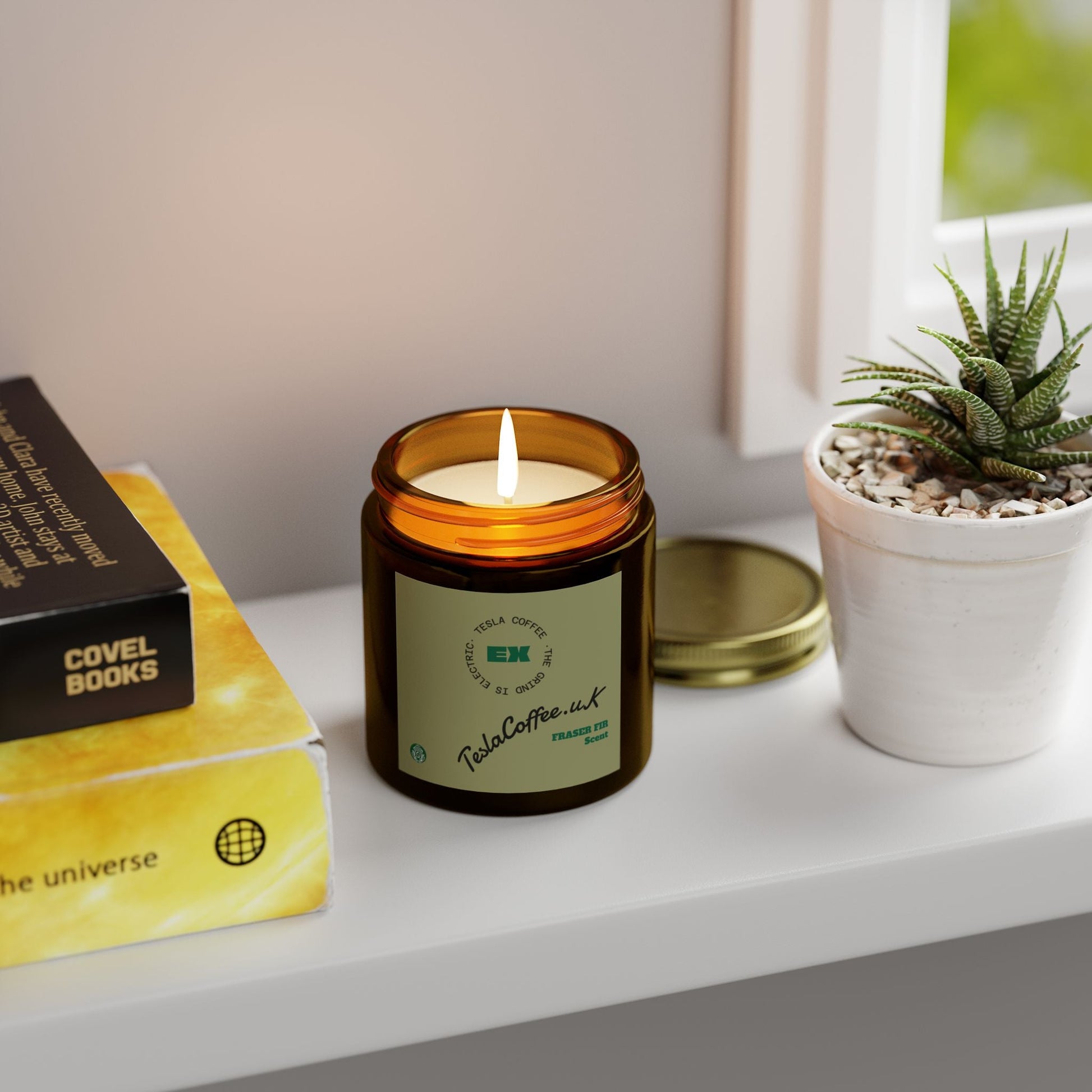 Tesla Coffee® Fraser Fir Scent Candle Printify
