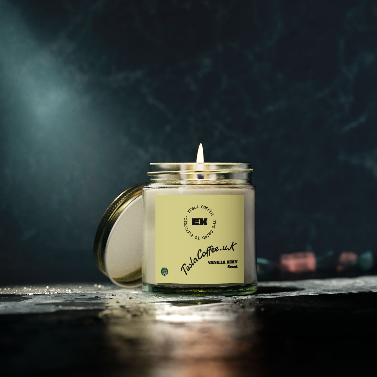 Tesla Coffee® Vanilla Bean Scent Candle