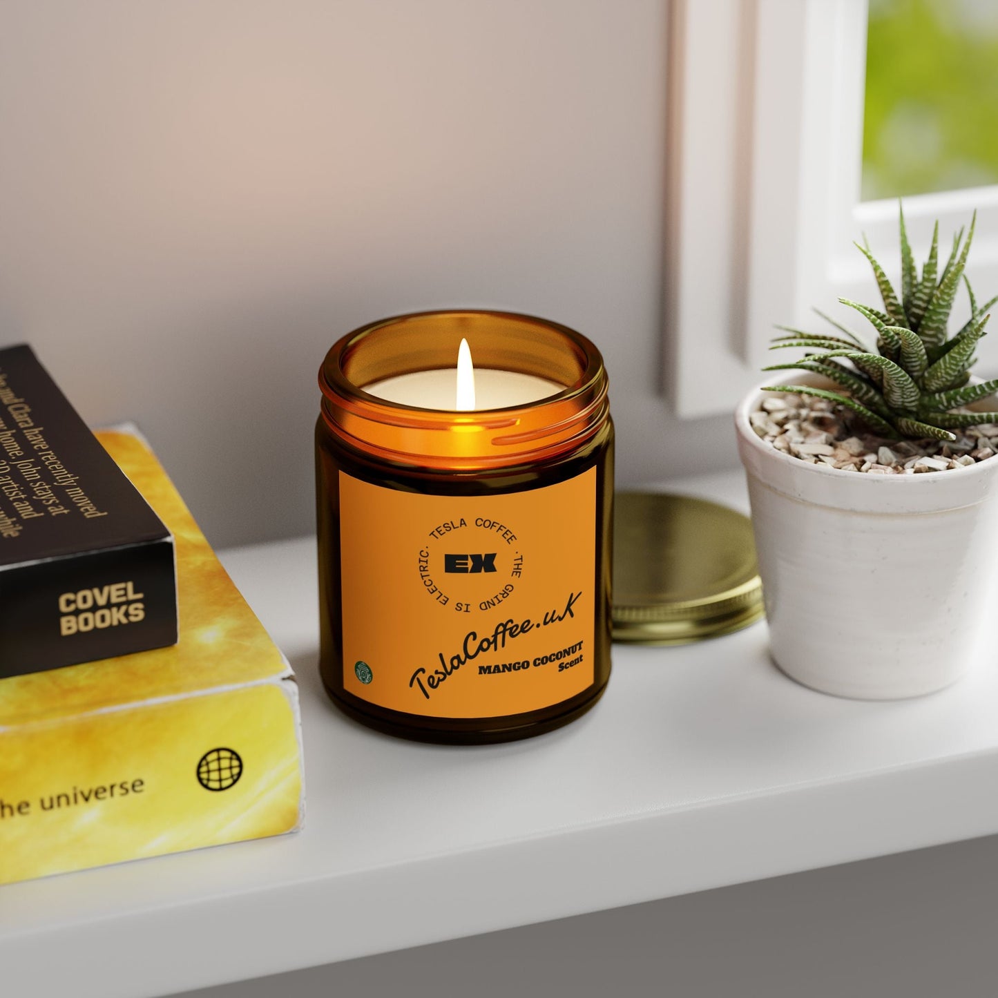 Tesla Coffee® Mango Coconut Scent Candle Printify