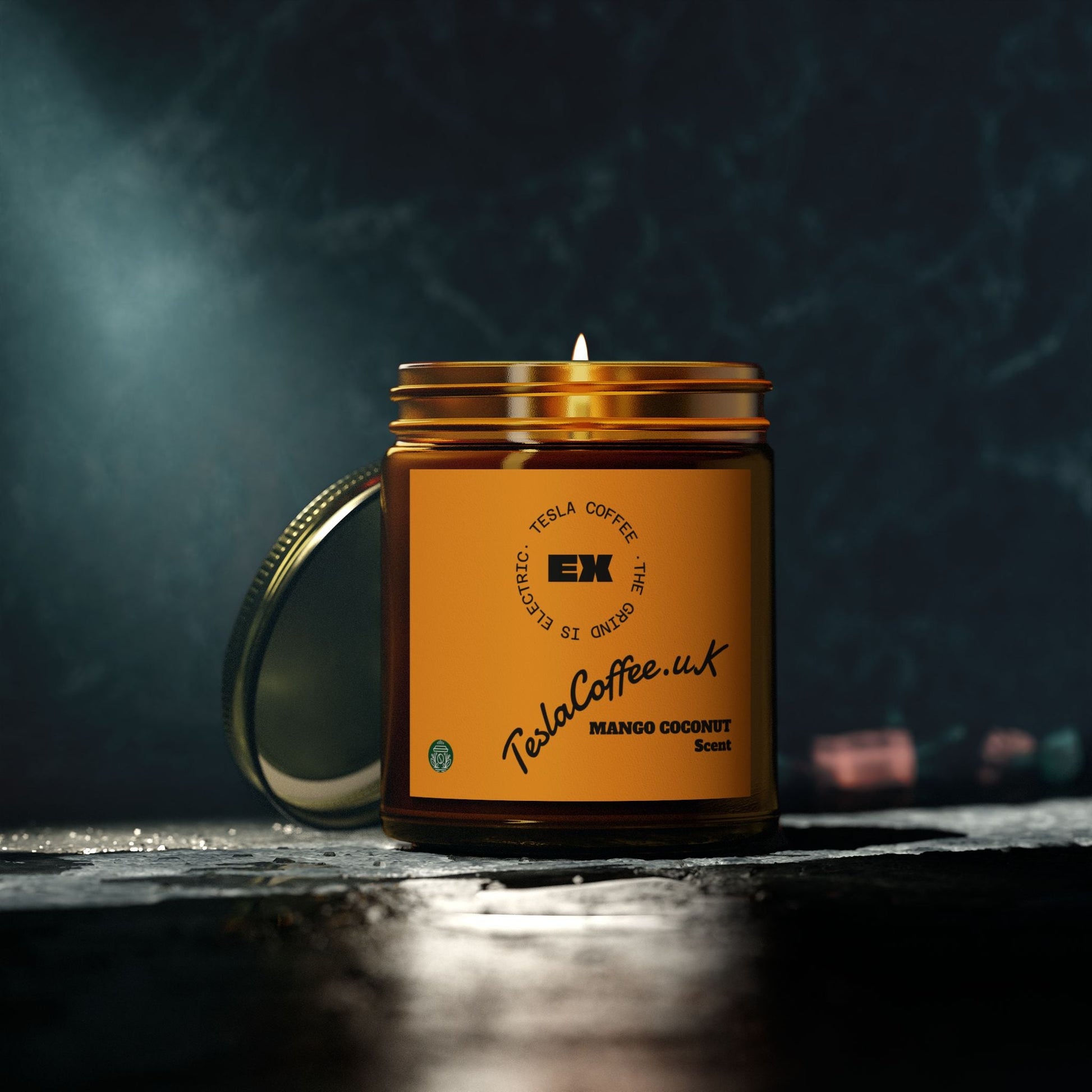 Tesla Coffee® Mango Coconut Scent Candle Printify