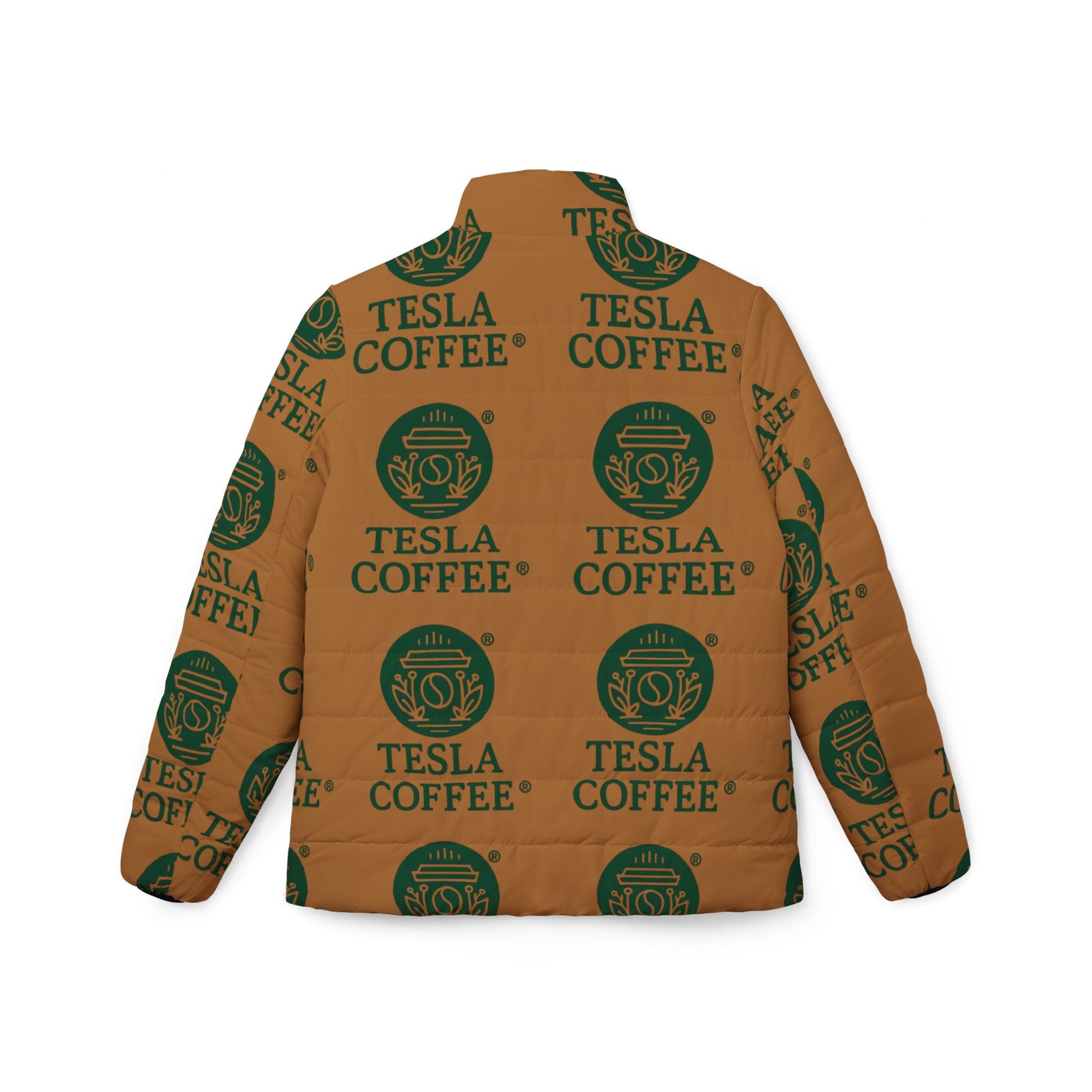 TESLA COFFEE® Puffer Jacket Printify