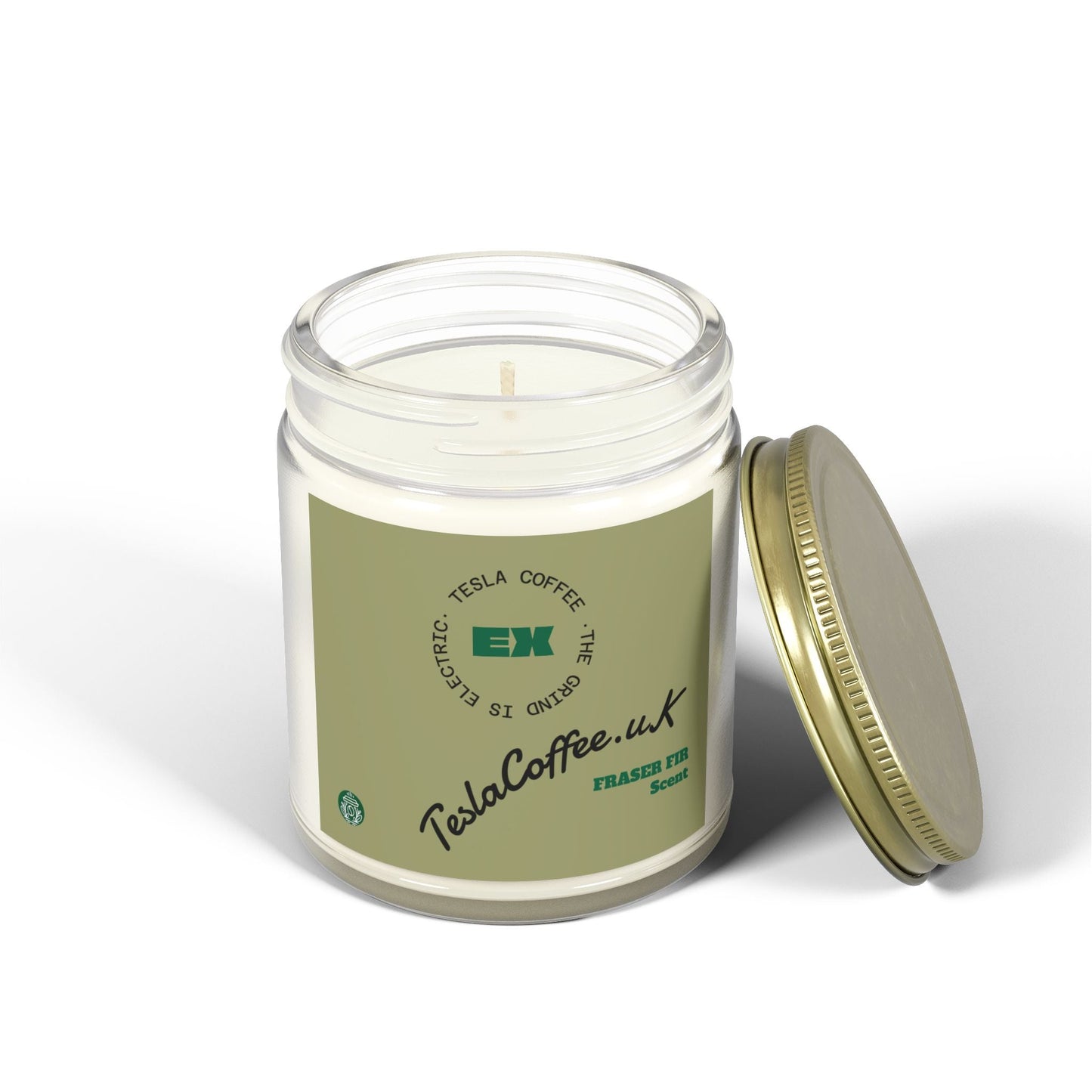 Tesla Coffee® Fraser Fir Scent Candle Printify