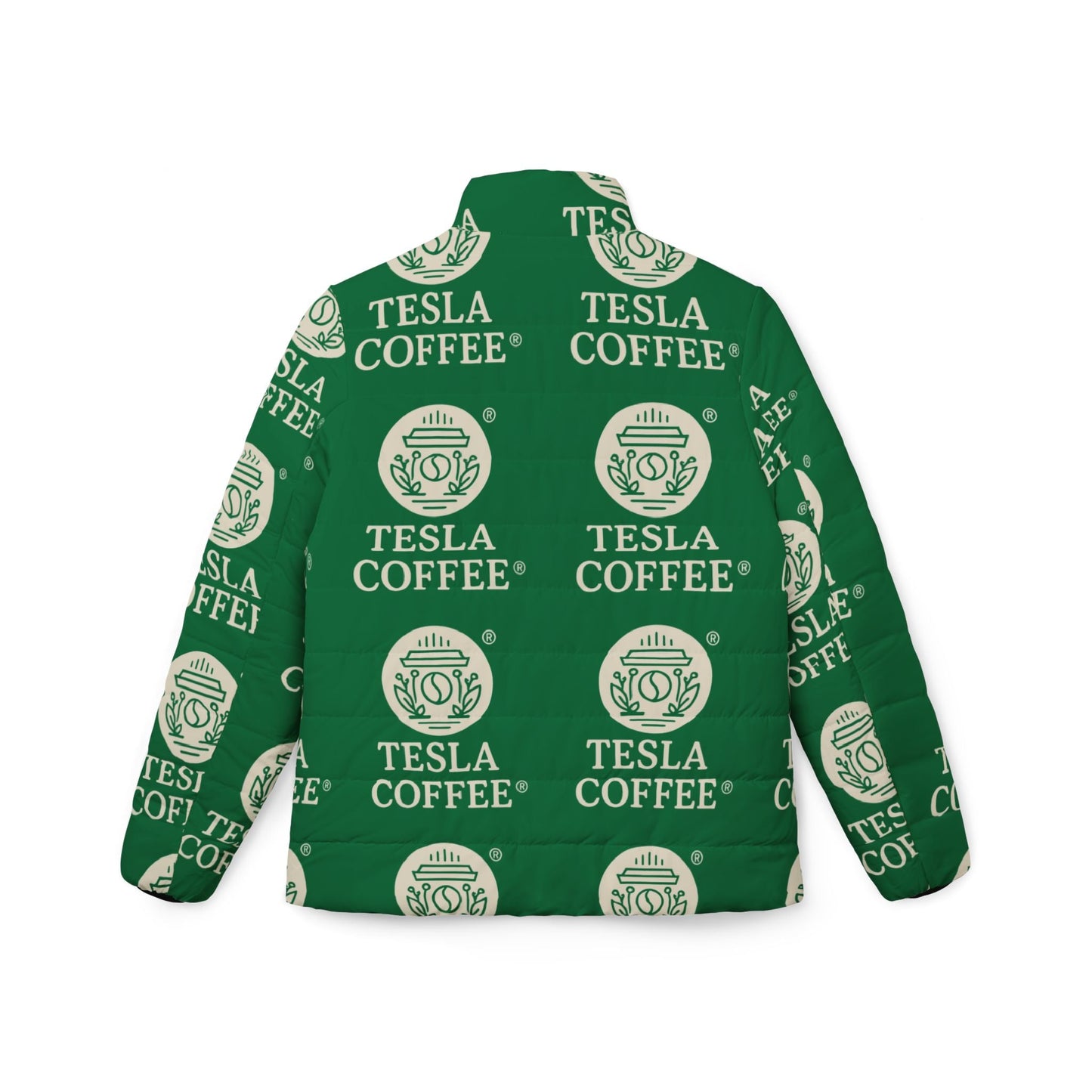 TESLA COFFEE® Puffer Jacket Printify