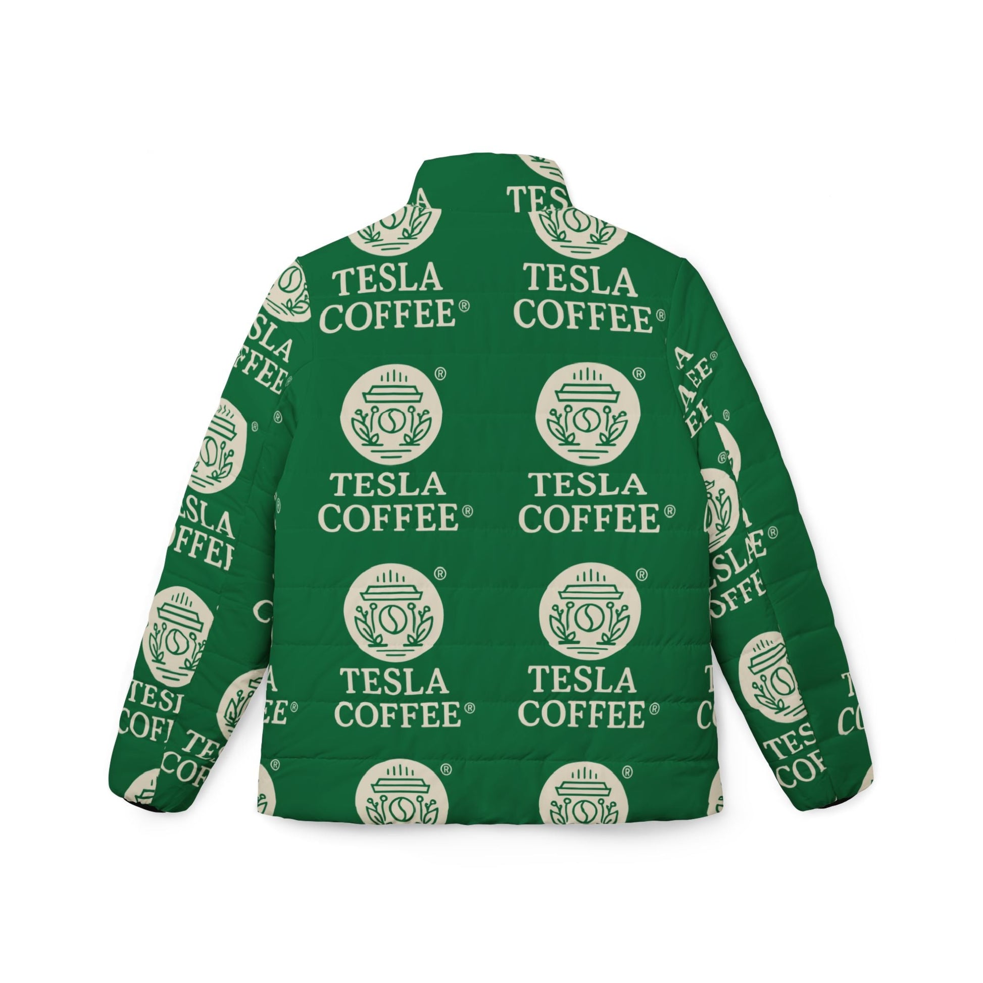 TESLA COFFEE® Puffer Jacket Printify