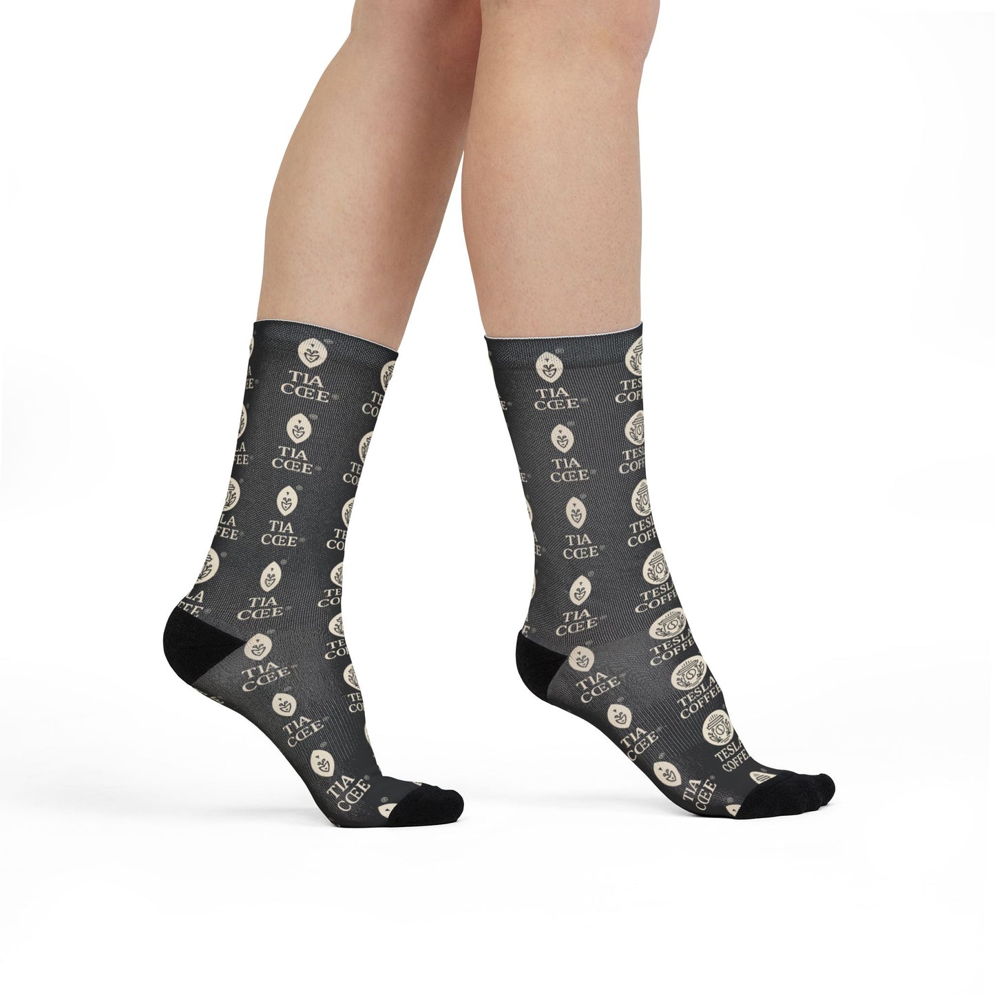 TESLA COFFEE® Sublimation Crew Socks