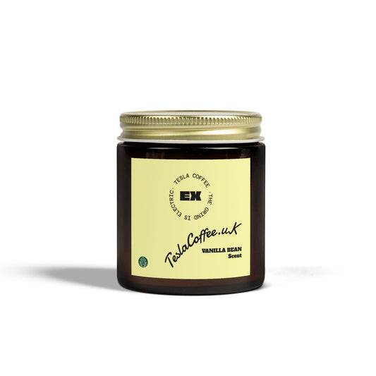 Tesla Coffee® Vanilla Bean Scent Candle Printify