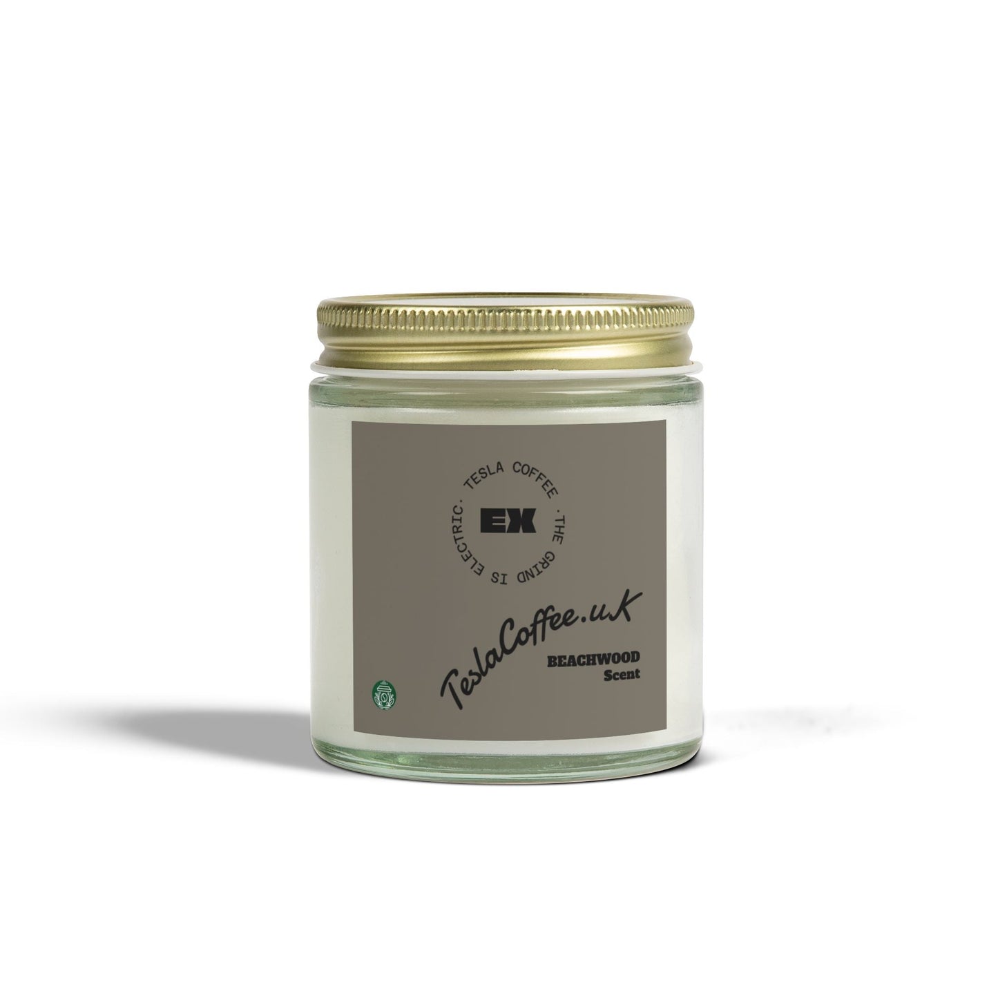 Tesla Coffee® Beachwood Scent Candle Printify