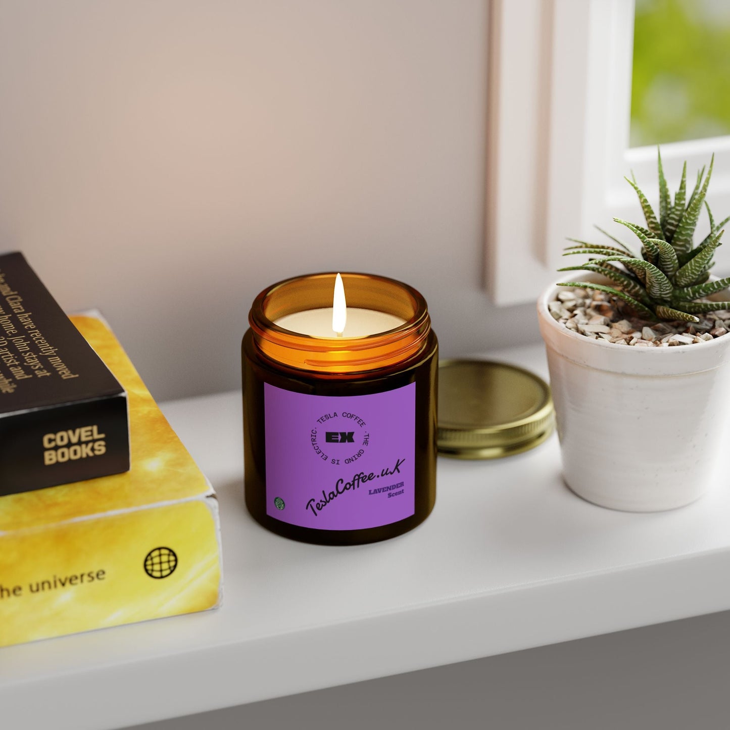 Tesla Coffee® Lavender Scent Candle Printify